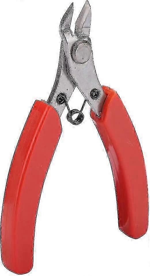 Mini Electronic Diagonal Pliers & Cable Cutter Hand Tool for Precise Cutting (Red, 1 Piece)