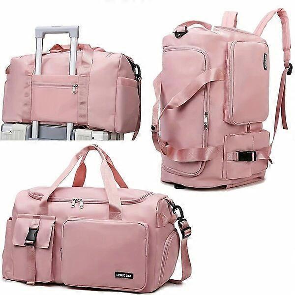 Multi-functional sports bag, grey, with multiple pockets for easy organization and waterproof design