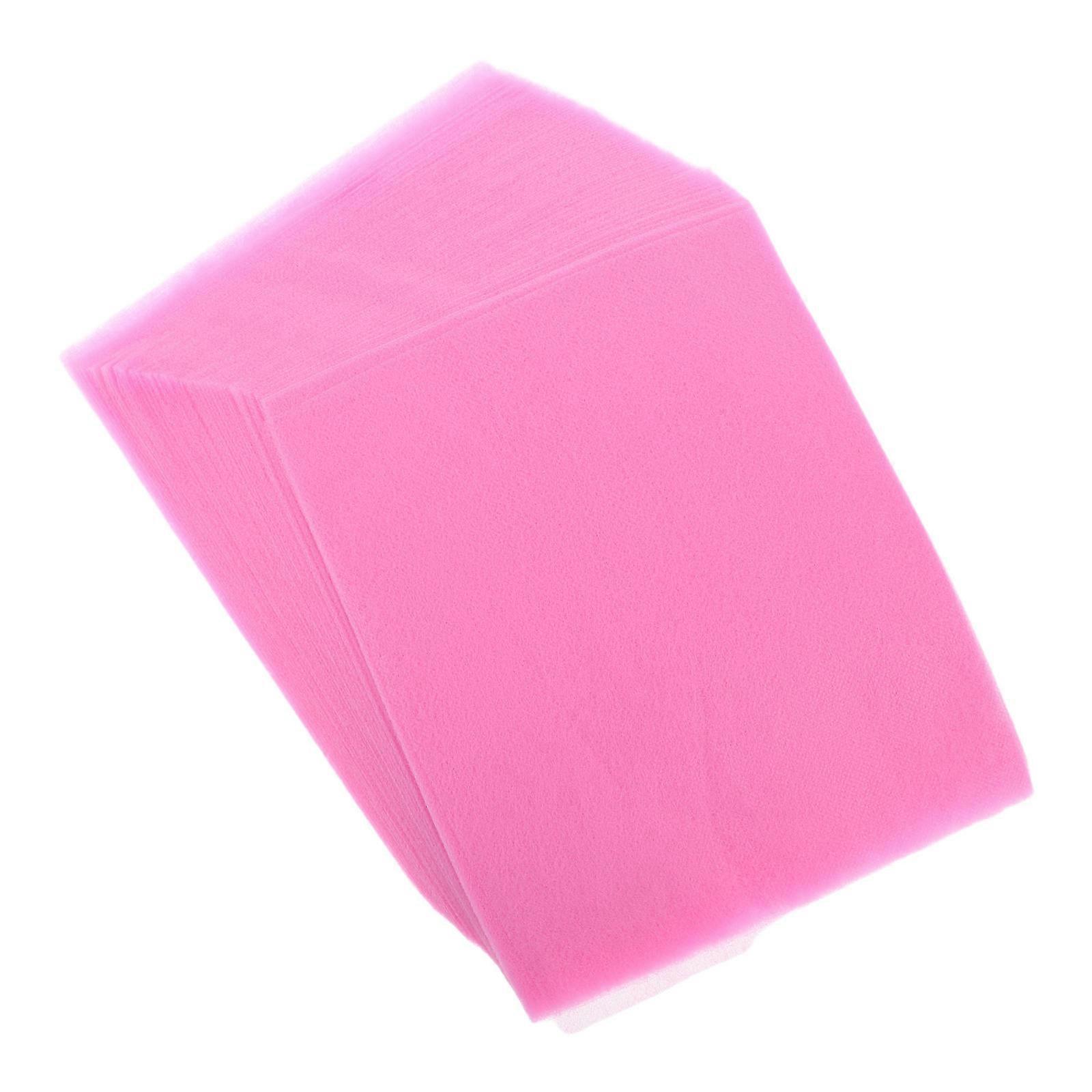 Nail Dusting Filter Rectangular Nonwoven Fabric Pink for Nail Dust Collectors Dust Filtration 200Pcs