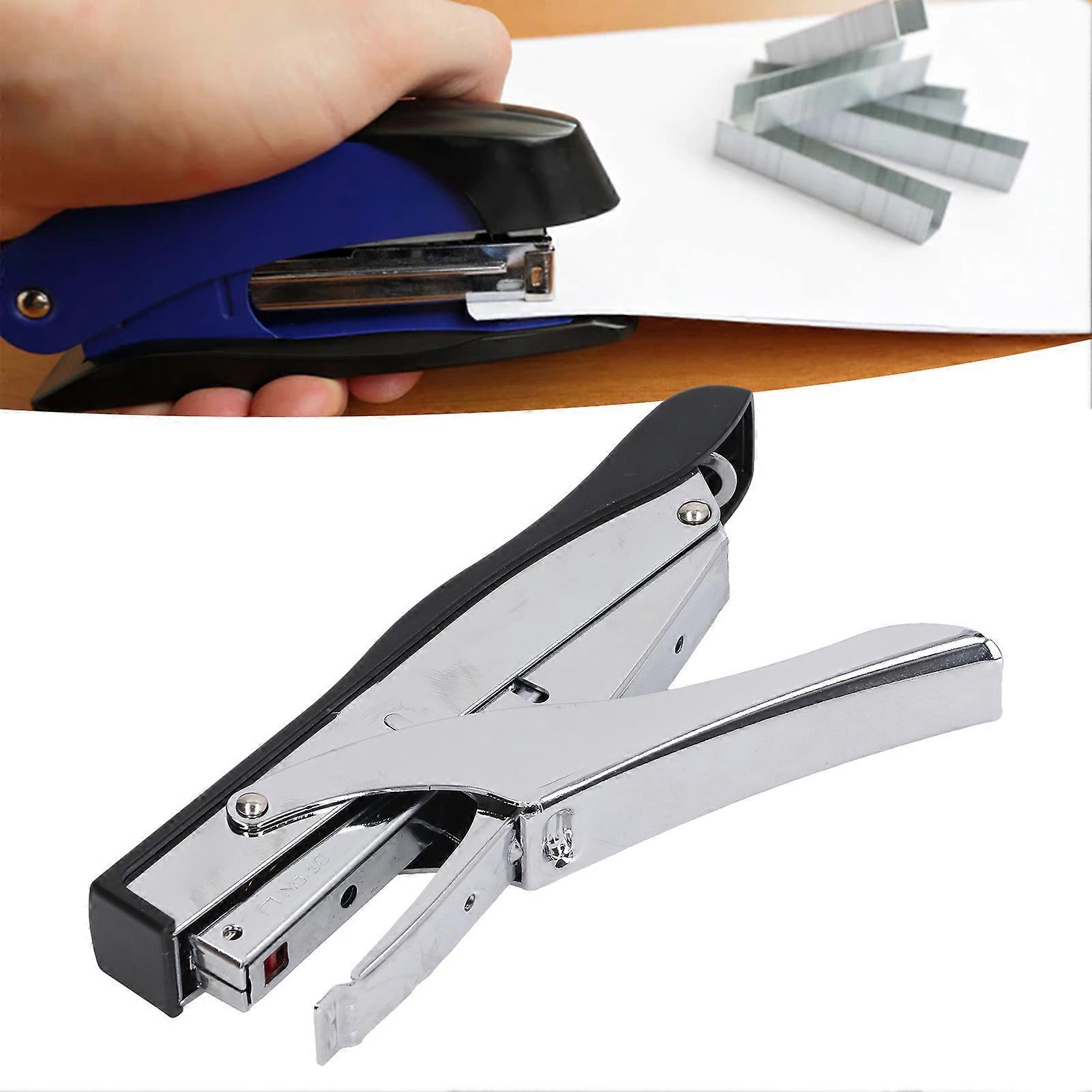 Hand Held Mini Stapler 10 Sheets Capacity Black 3.1x0.8x6.1in