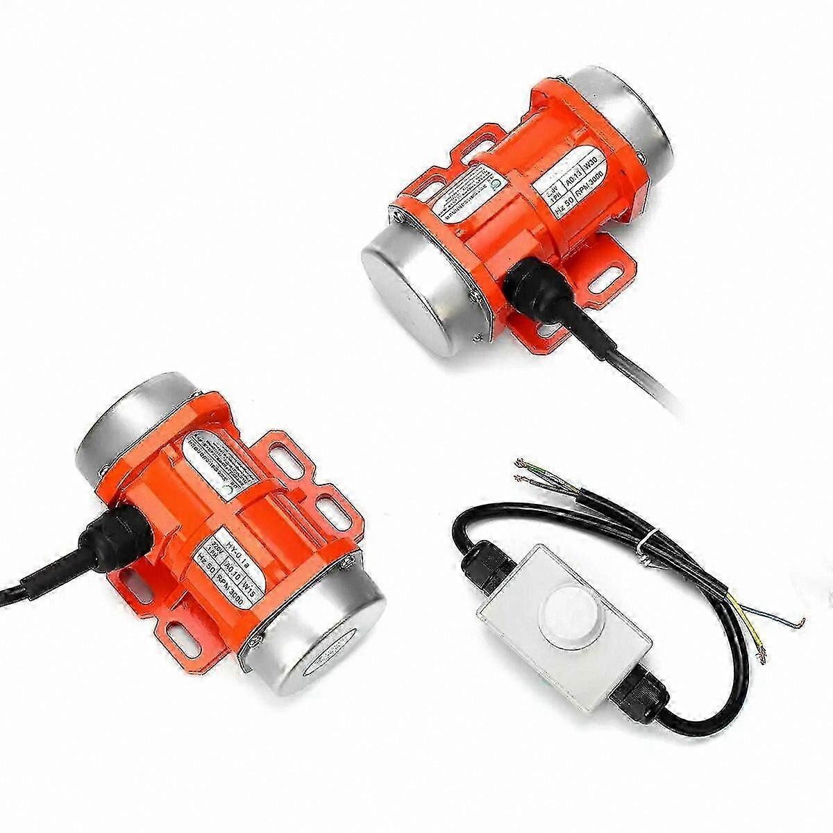 Adjustable Speed Vibrating Motor 15W-30W 220V for Feeding Shotcrete Washing Machine with Speed Controller