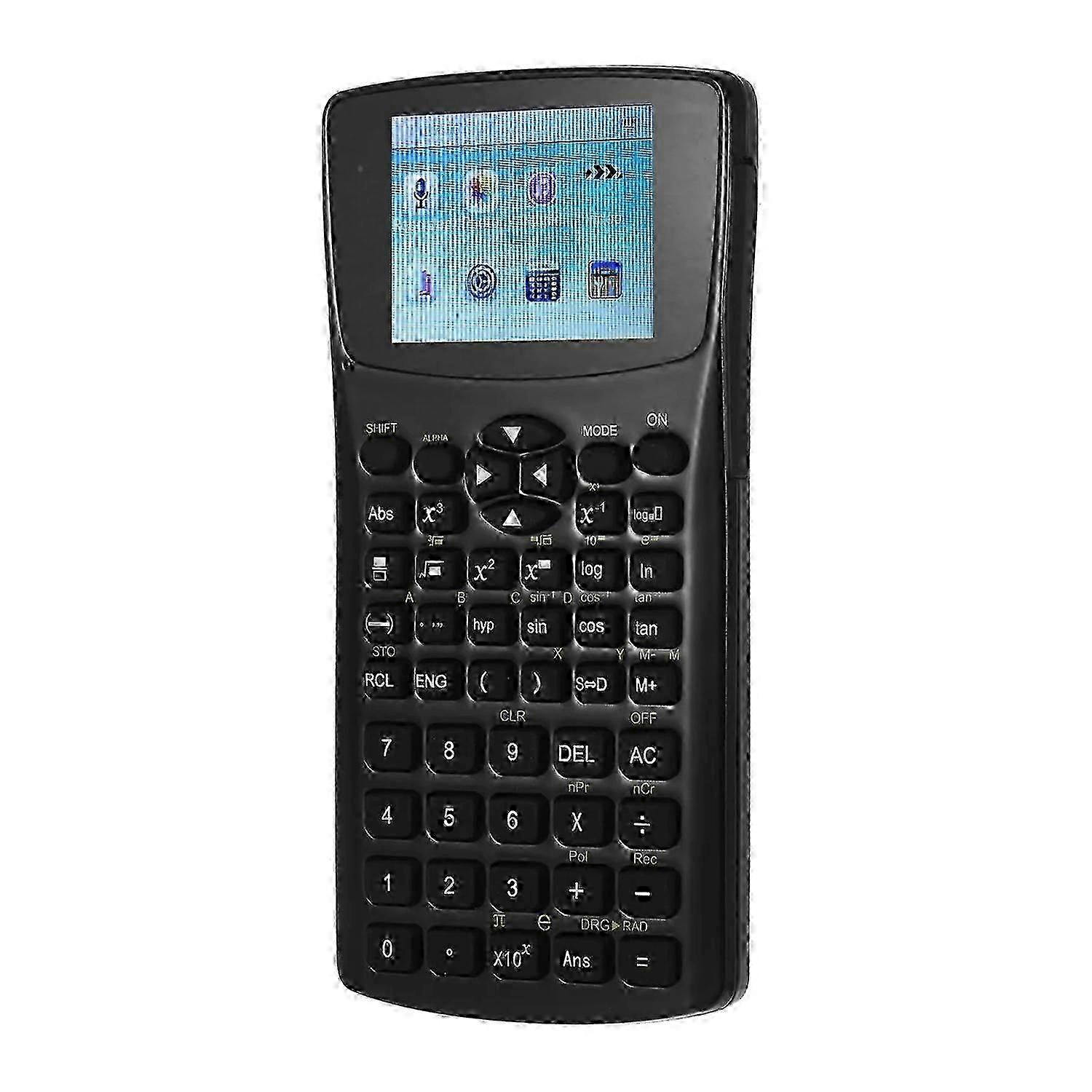 Multi-function Portable 2.4 Inch Display Screen Scientific Calculator, Support Sound Recording / Radio / Music Video Playing / Picture Browsing