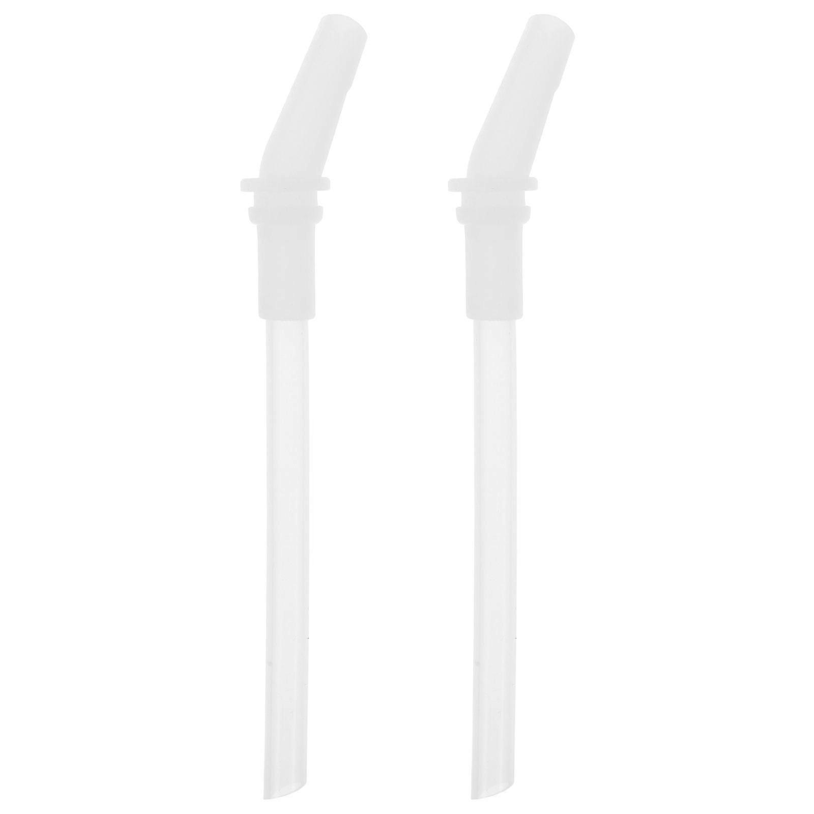 2 ensembles de pailles en silicone de remplacement avec des pointes de paille Buse en silicone universelle de remplacement pour enfants Gobelets d’eau Accessoire de tasse d’eau