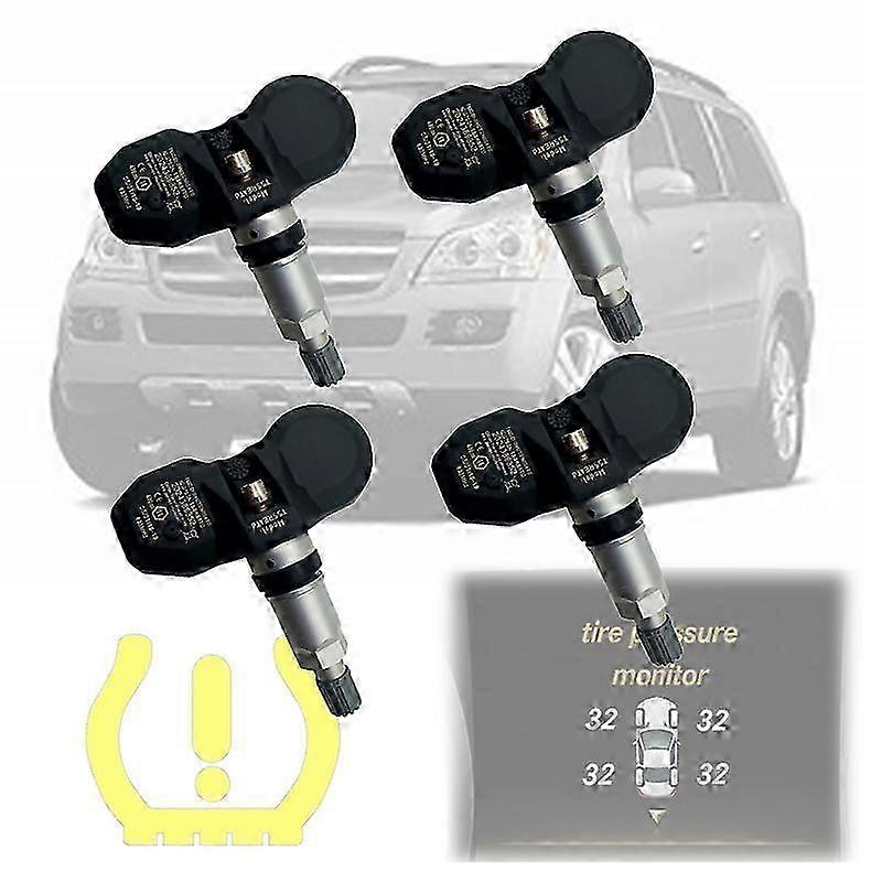4PCS A0025408017 TPMS Sensor Tire Pressure Monitor System For Merce...