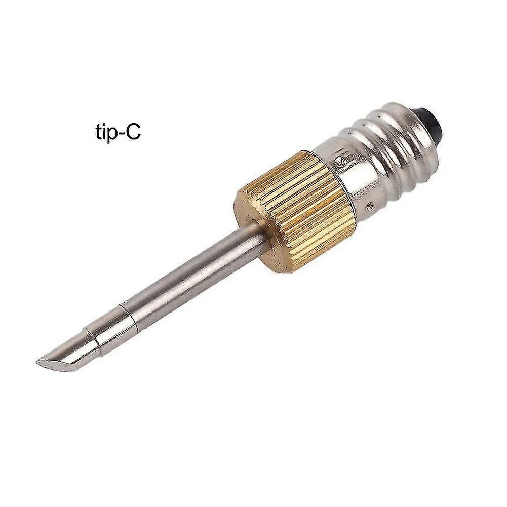 1pc Soldering Tips Cast Iron Soldering Head Replacement Soldering Tips E10 Interface Electric Soldering Iron Needle Tip for E10 Between~9919