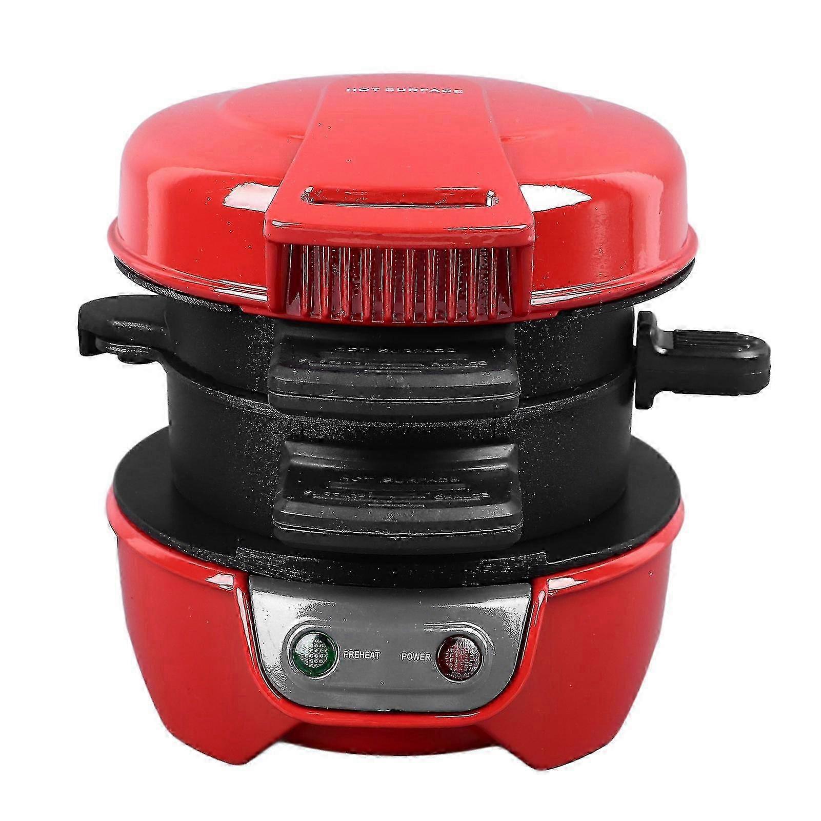Breakfast Sandwich Maker 600W with Egg Cooker Easy to Clean Non-Stick Cooking Tool EU Plug 220V
