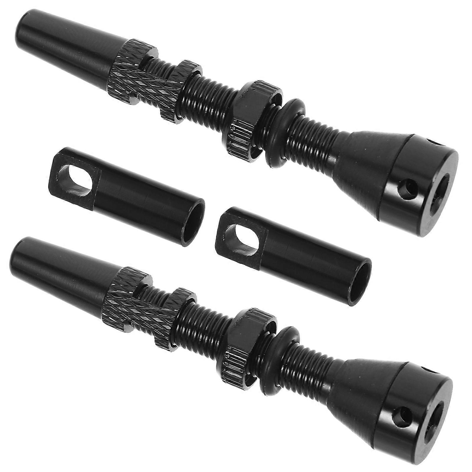 Tubeless Valve Stems Replaceable Valve Stem Part Tire Inflation Silicone 5.70X1.20X1.20CM 1Set