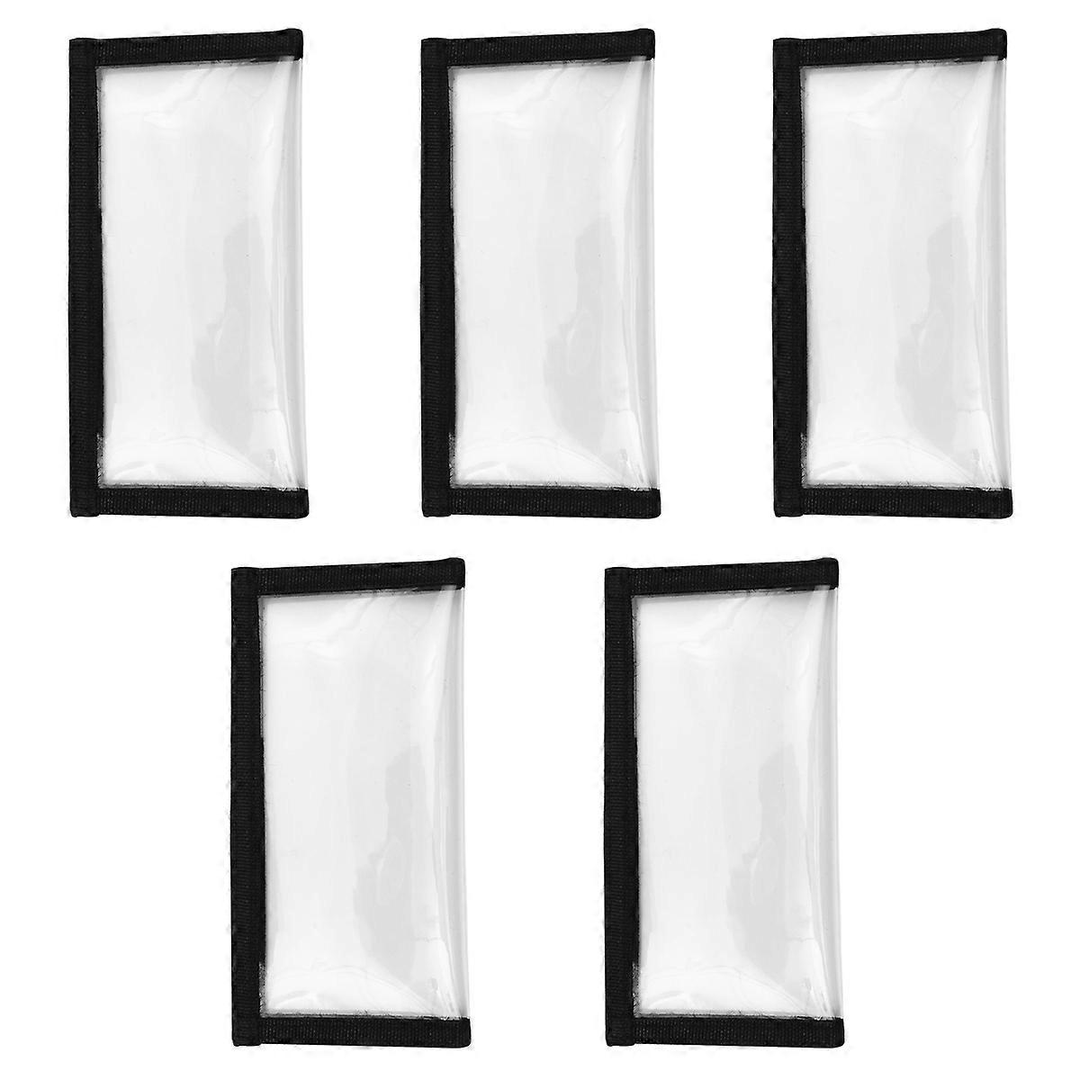 Assorted Color Pvc Fishing Lure Wraps 20x20 Cm Protect Baits For Outdoor Fishing Enthusiasts 5Pcs