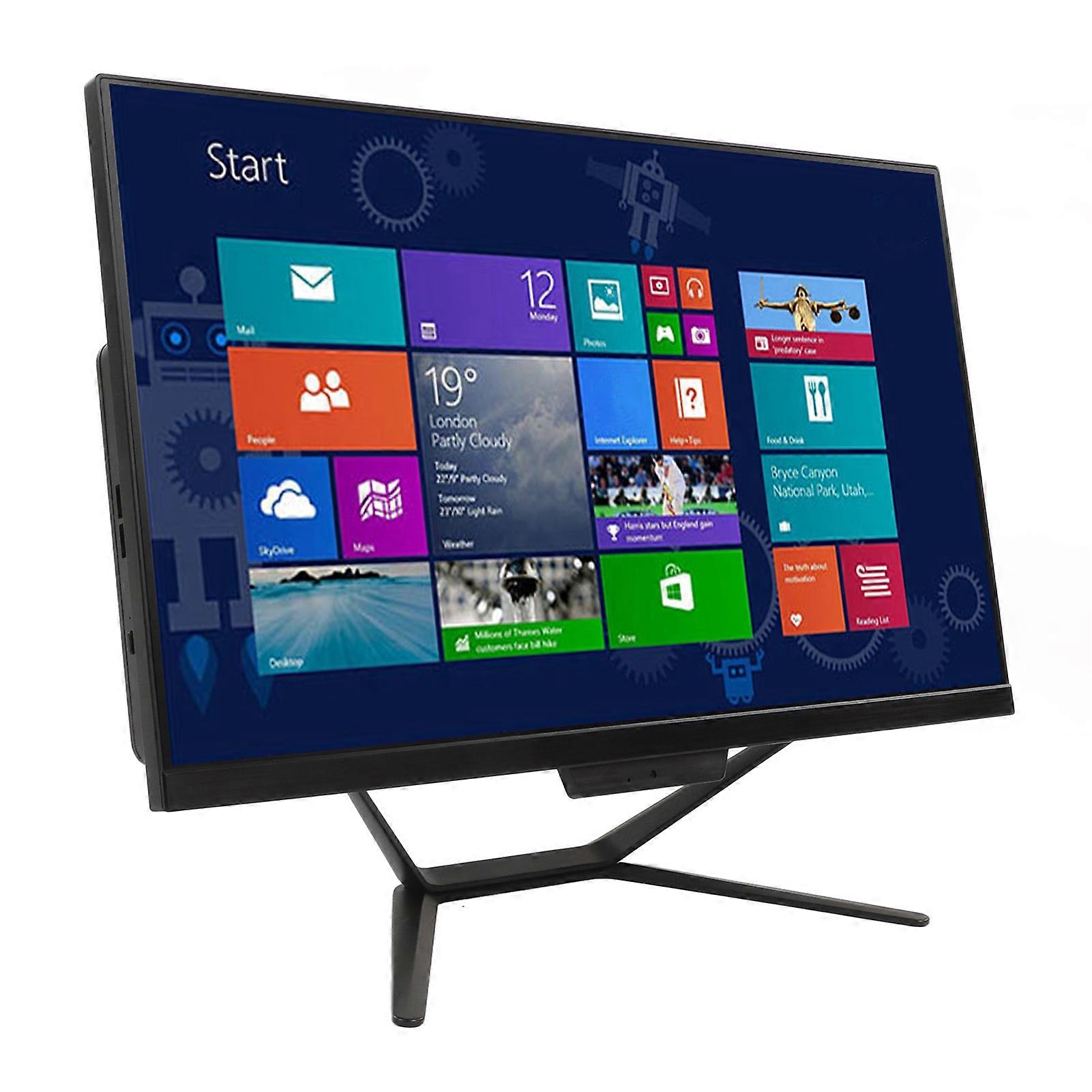 23.8" Full HD Touch Allt-i-ett stationär dator 4G DDR4 J4125 Svart