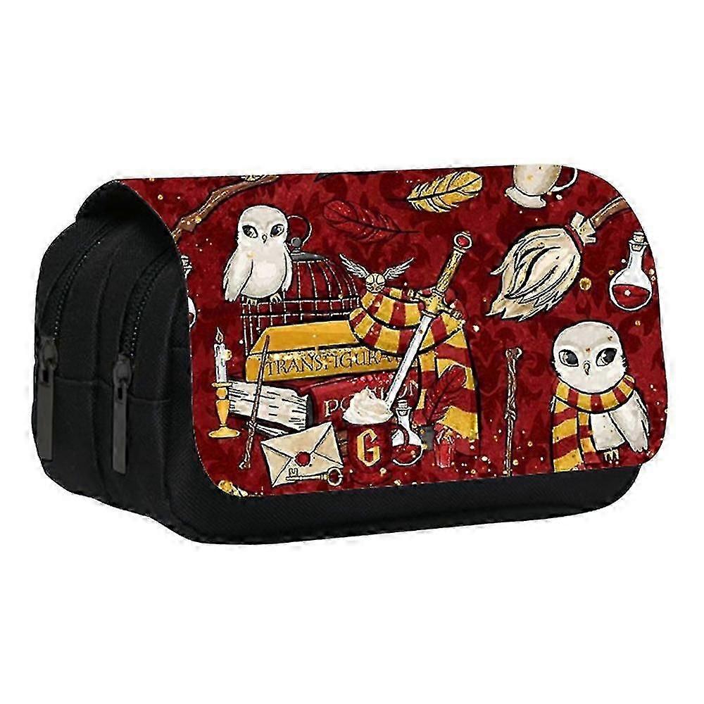 Harry Potter Double Layer Crayon Case Stylo Case Papeterie Sac Cadeaux Enfants -Sy
