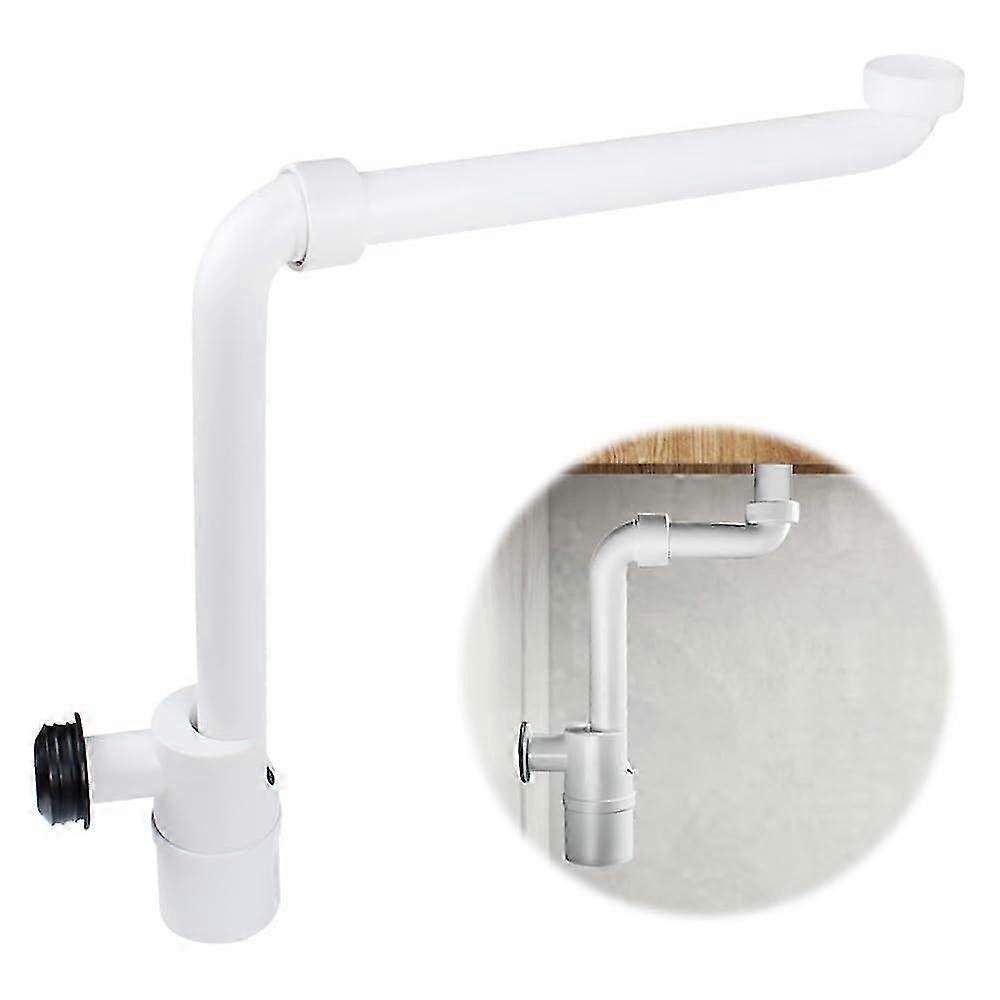 2025 1 1/4 Inch SpaceSaving Siphon for Washbasin, Odour Trap for Sink, Space Saving Siphon for Bathroom, Flat Siphon Bathroom 360° Flexible Adjustable