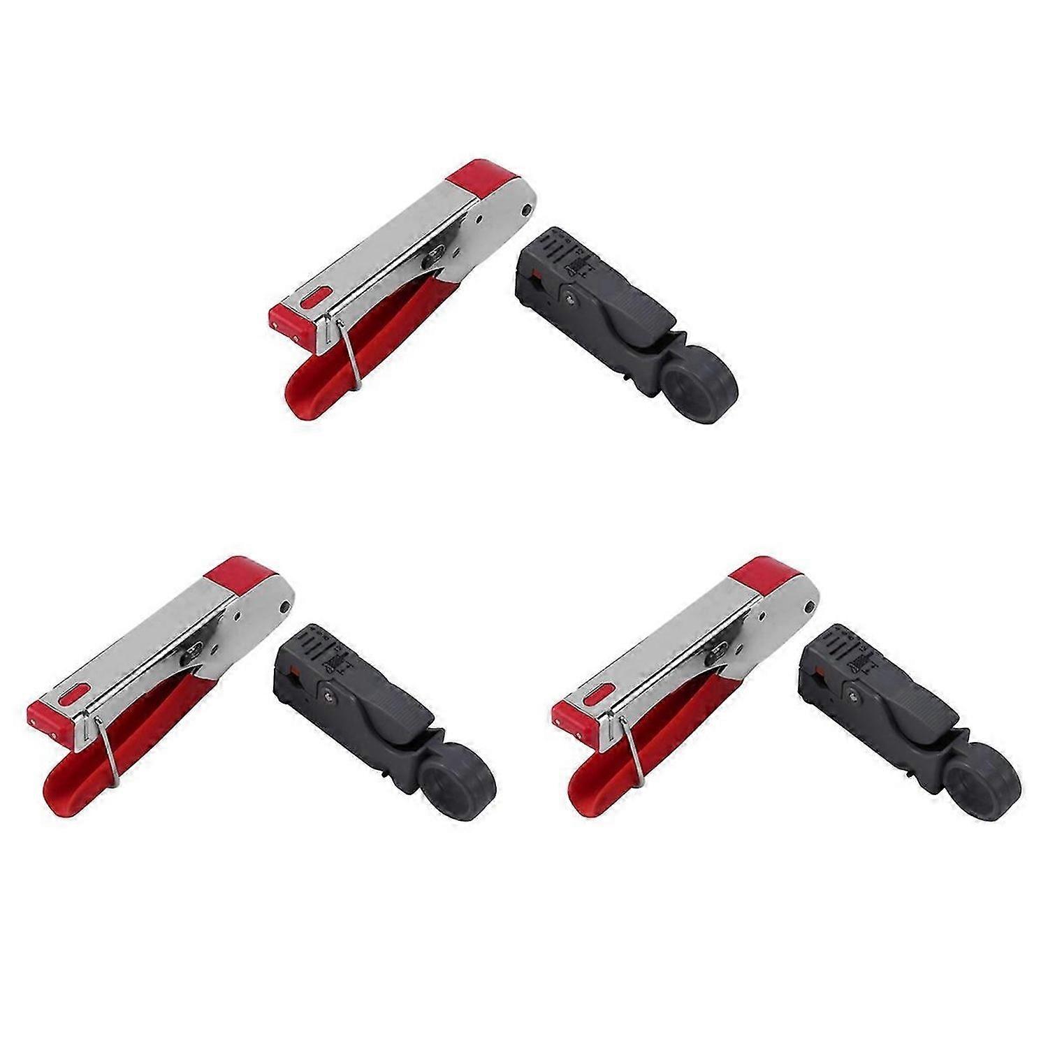 Multi Compression Coaxial Cable Crimping Tool Connectors