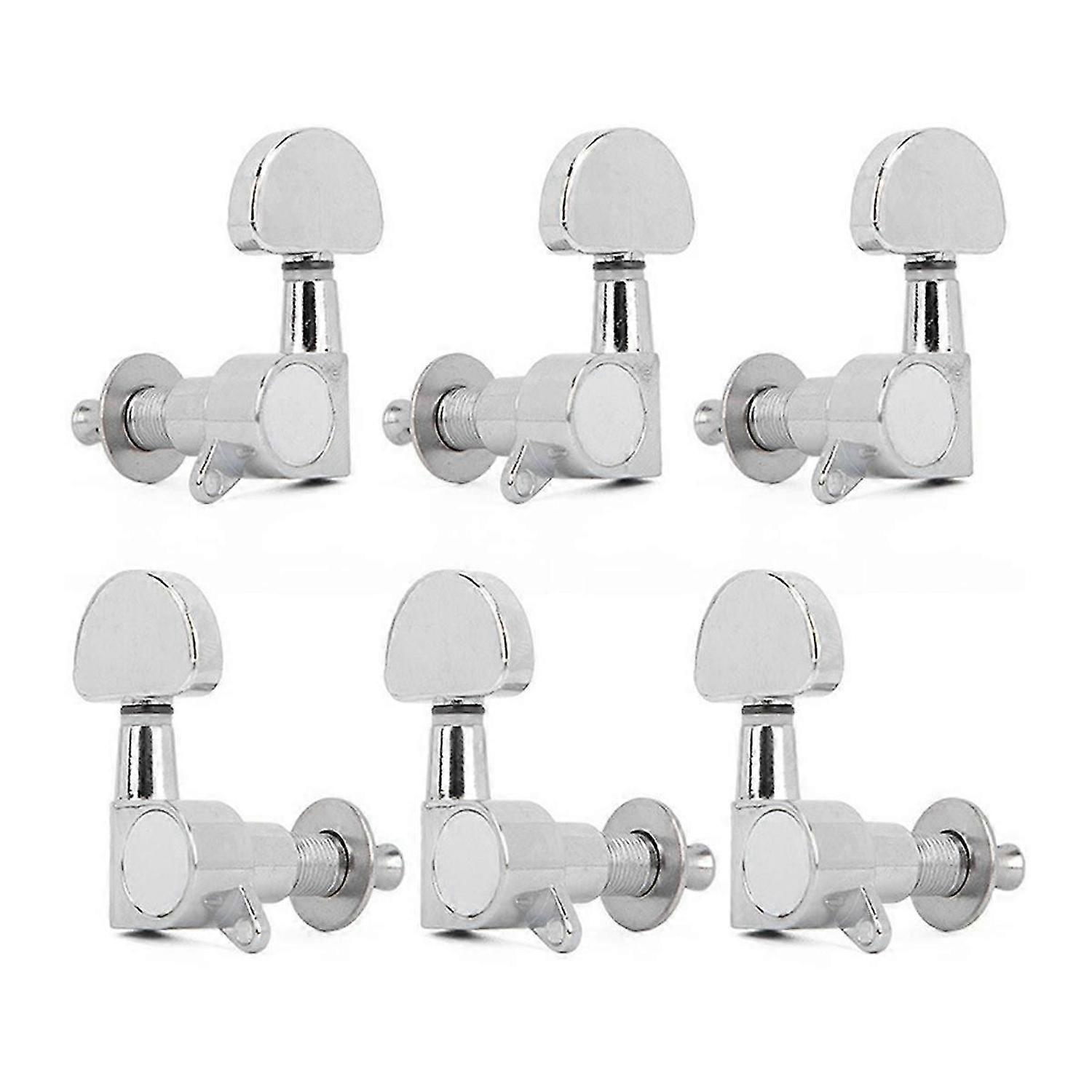 Guitar String Knob Folk Guitar Ukulele Knob Fully Enclosed Classical String Silver