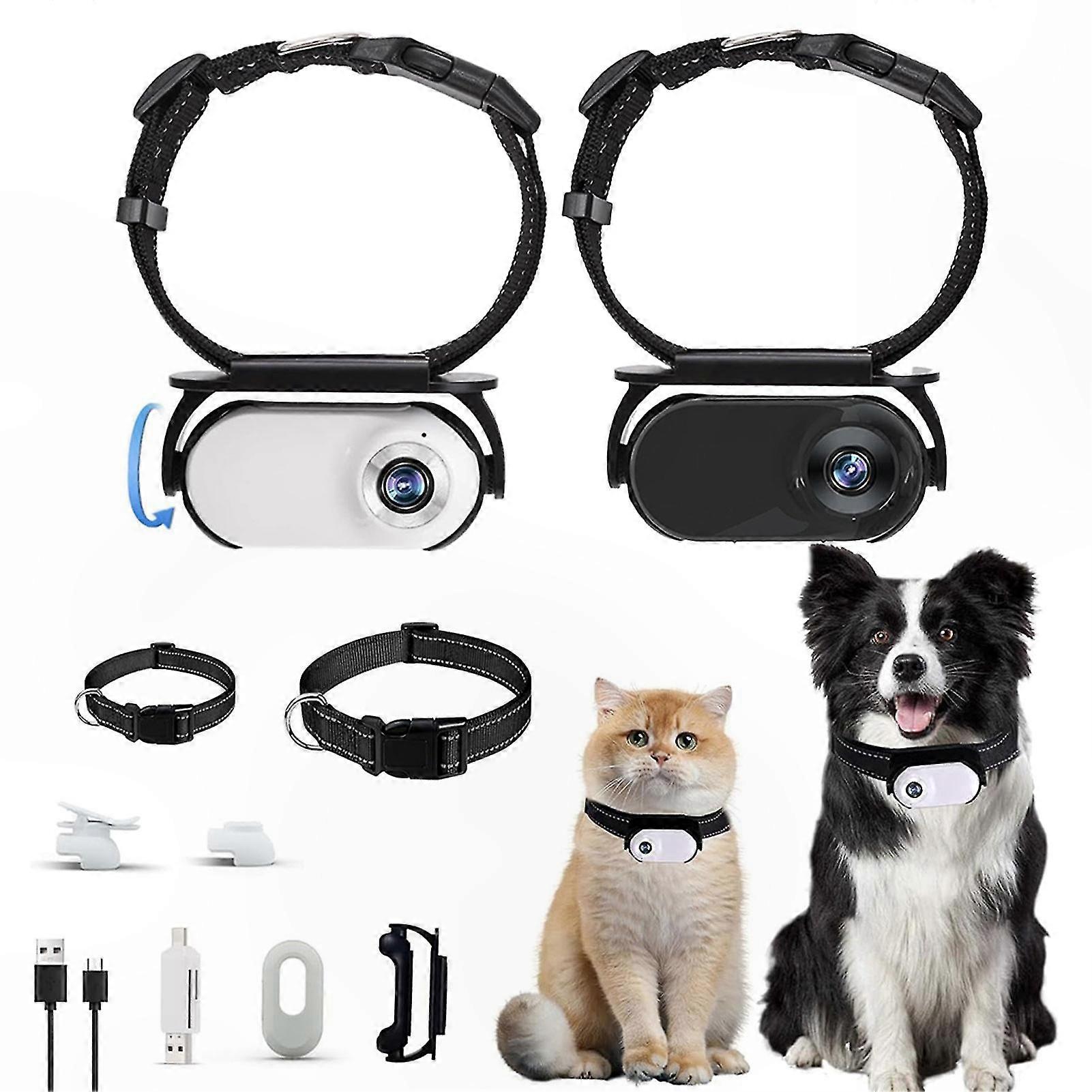 Wireless Mini Camera for Pet Collars, HD 1080P Video Recorder, Small Action Cam for Animal Observation and Safety Monitoring