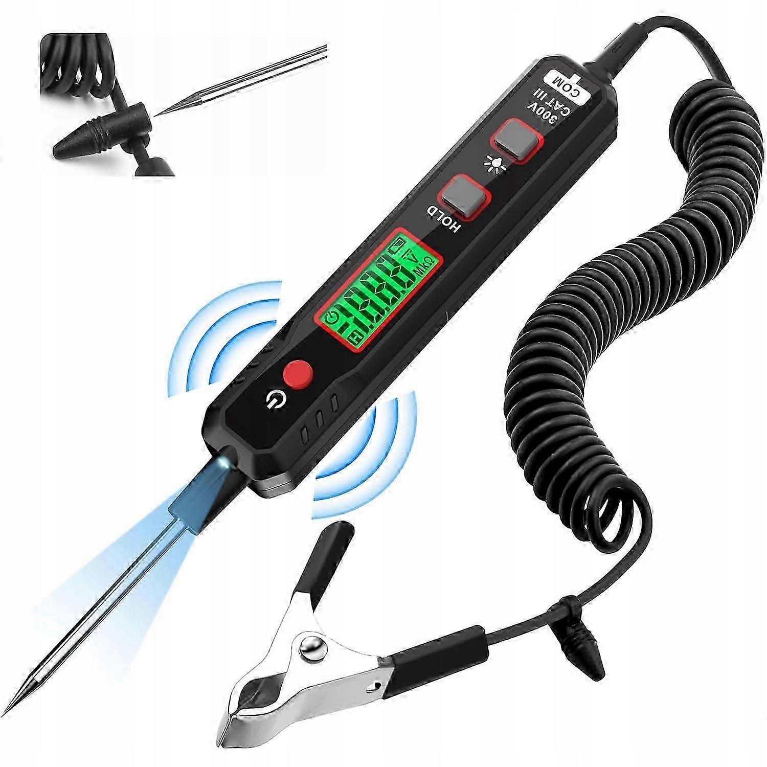 Próbnik Napięcia Samochodowy 0.8-100v Professional With Lcd Display 2025