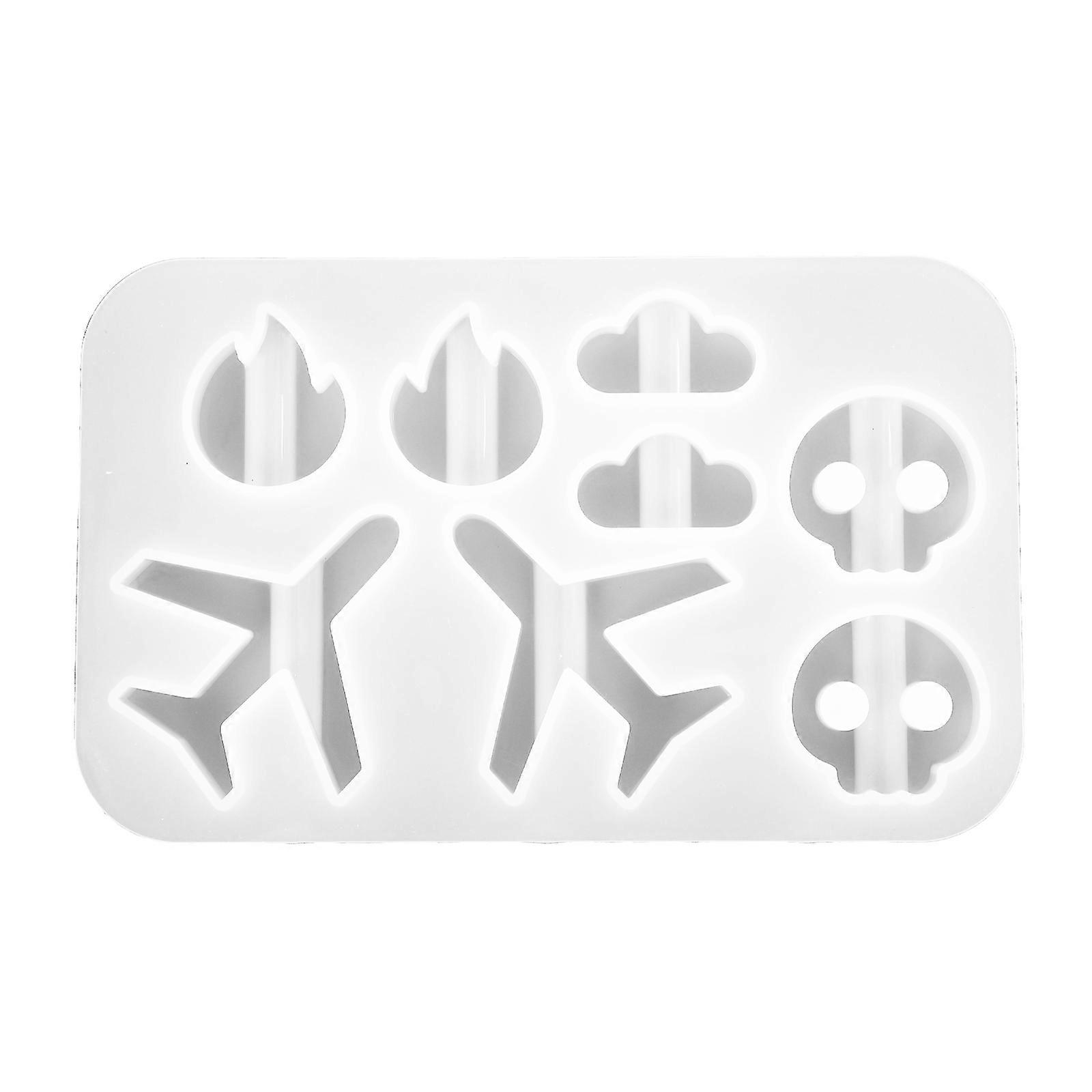 DIY Silicone Mold Straw Topper Mold for Handmade Craft 1Pcs Straw Accessory