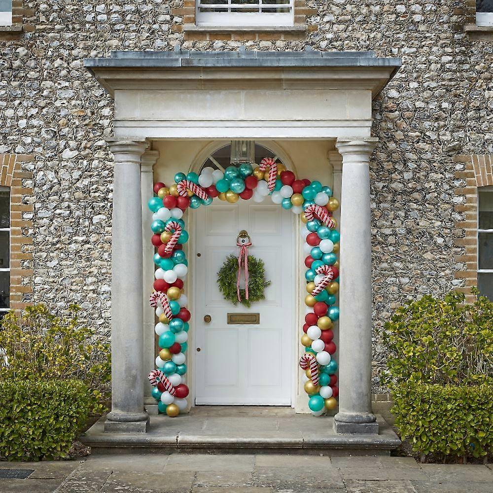 Novelty Candy Cane Christmas Balloon Arch Kit