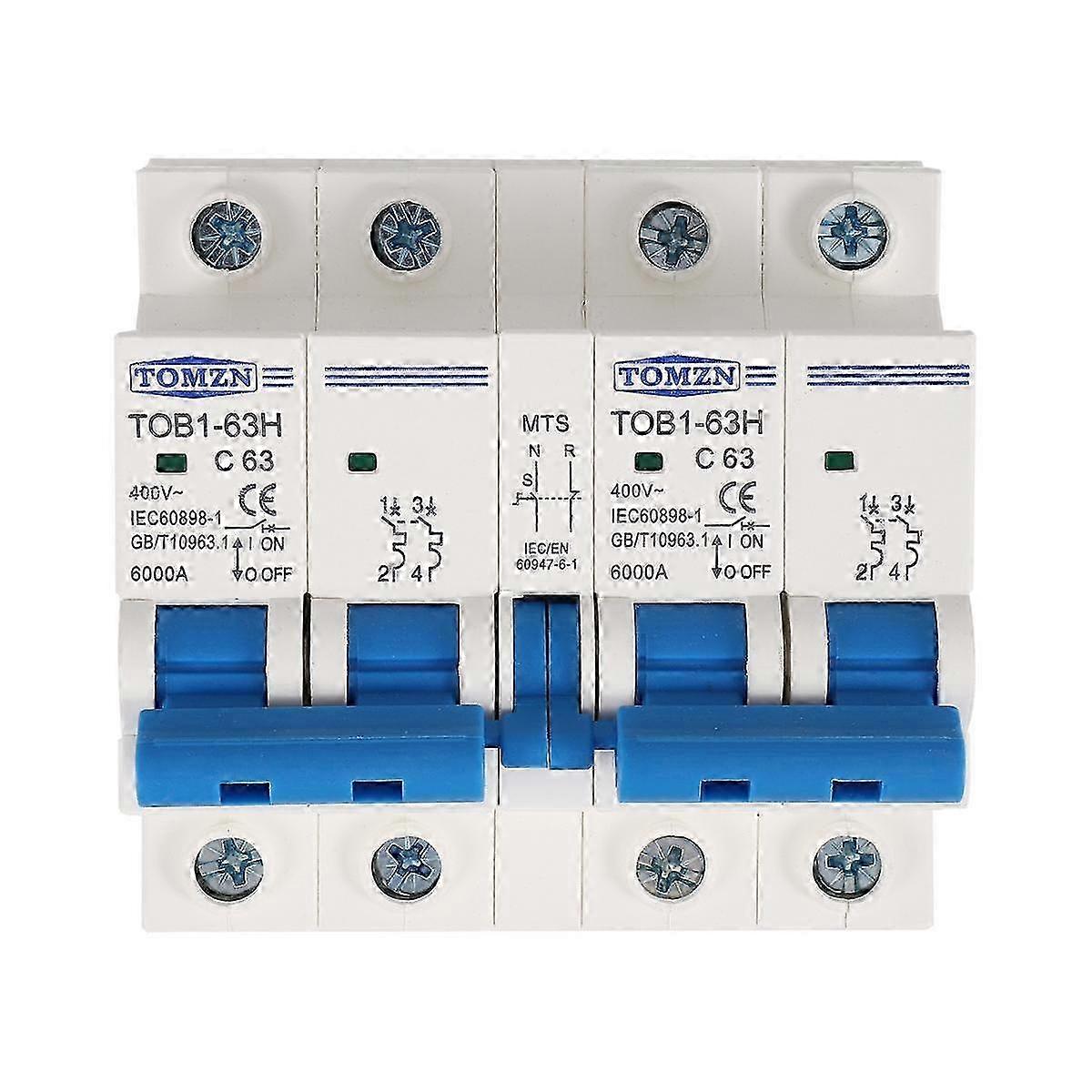 2P+2P AC Dual Power Manual Transfer Switch, 63A
