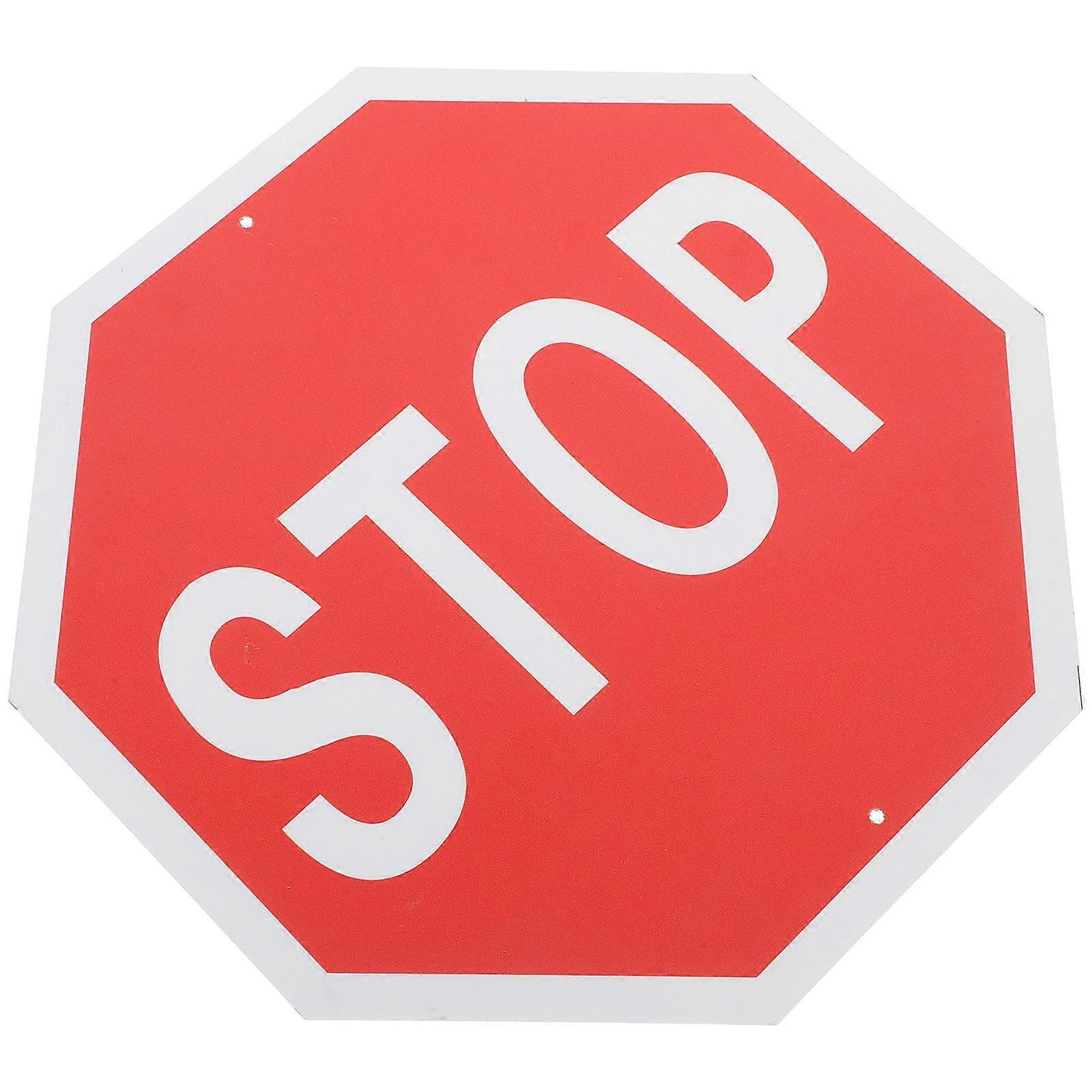 Monitoring Stop Signs Aluminum Octagon for Warning Red Traffic Control