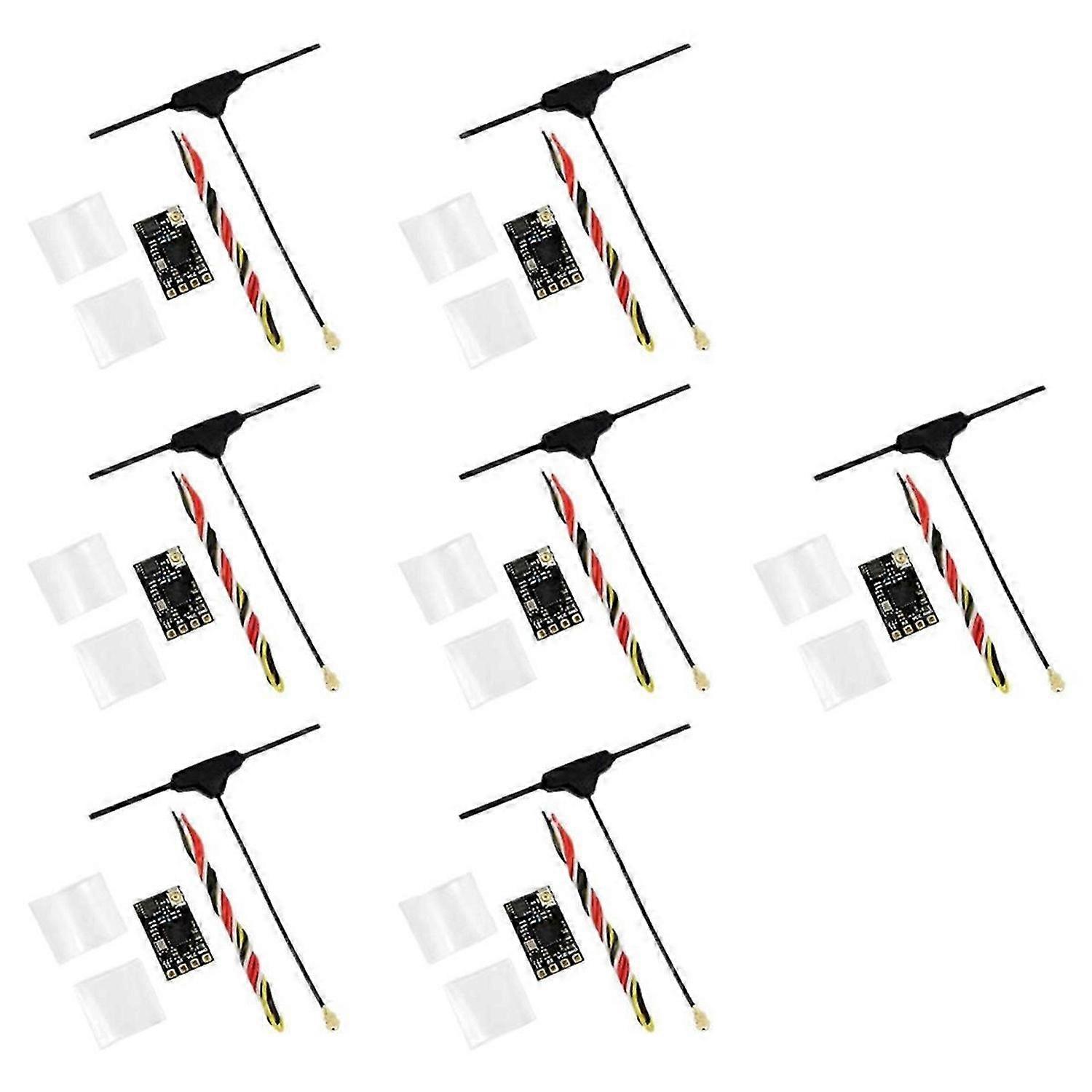 7PCS ELRS 2.4GHz Receiver with Antenna for FPV RC Long Range Drone