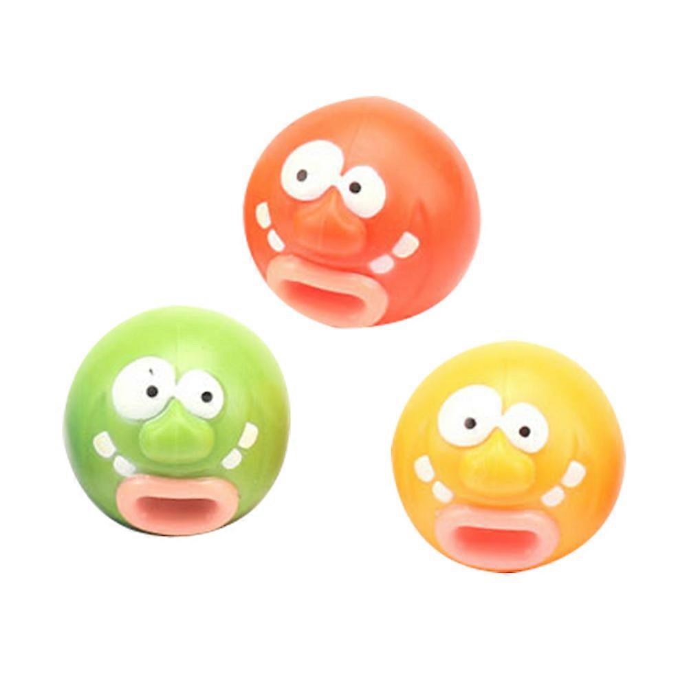 Novelty Gag Toy 3Pcs Adorable Tongue Prank Toy Fun Stress Relief For Children Assorted Color Indoor Play Activities