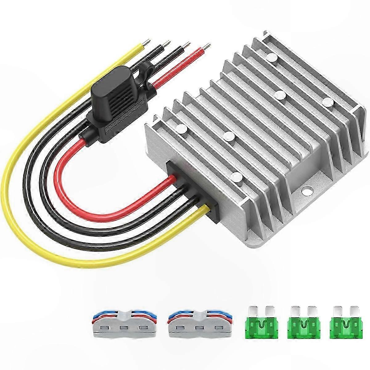 DC-DC Step Down Converter 12V 20A, Voltage Regulator for 17-55V Input Power Supply