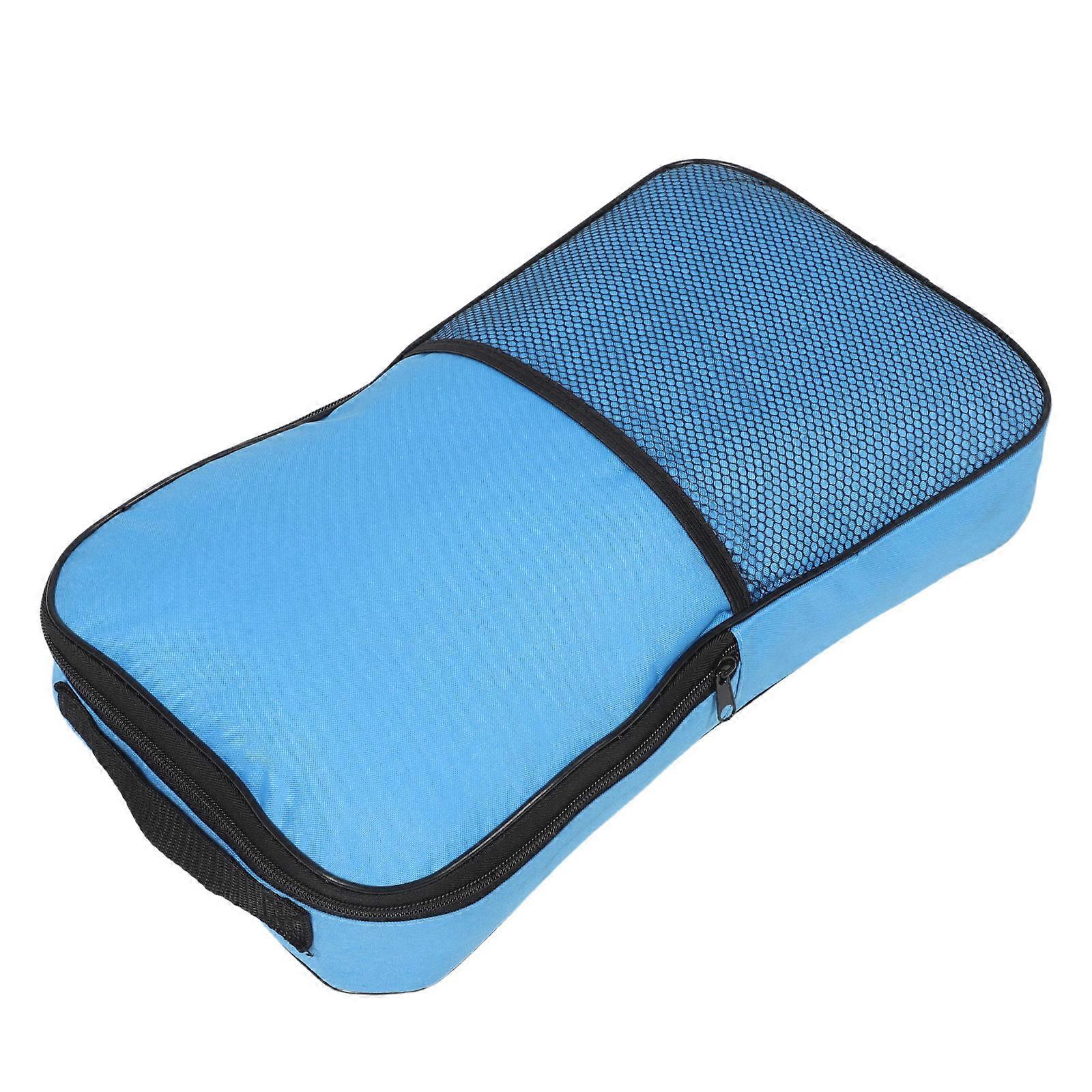 Pickleball Paddle Case Cover Small Pickleball Bag Sky-Blue Rectangular Shape Zipper Pocket 1Pack