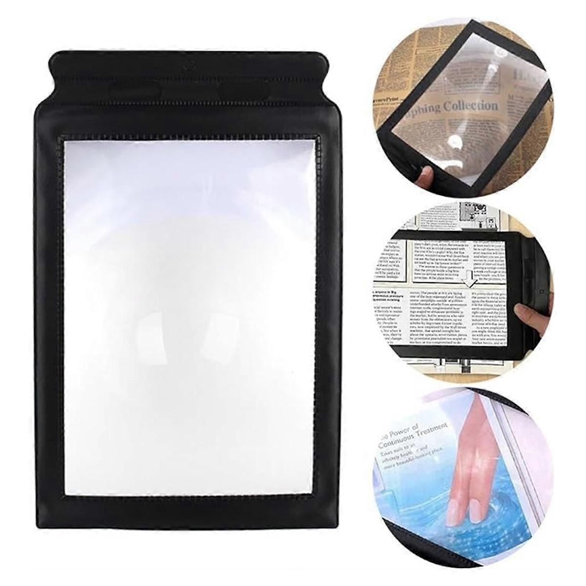 A4 Flat Magnifying Glass for Elderly Reading