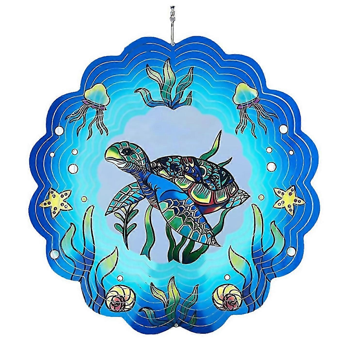 For Sea Turtle Wind Spinners 3d Hanging Wind Spinner Sea Turtle Ornament
