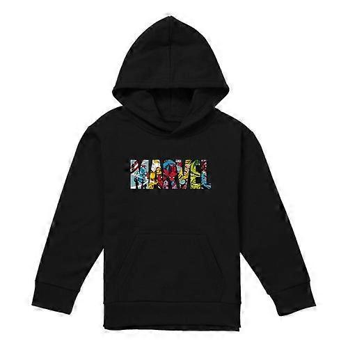Marvel Childrens/Kids Characters Logo Pullover Hoodie