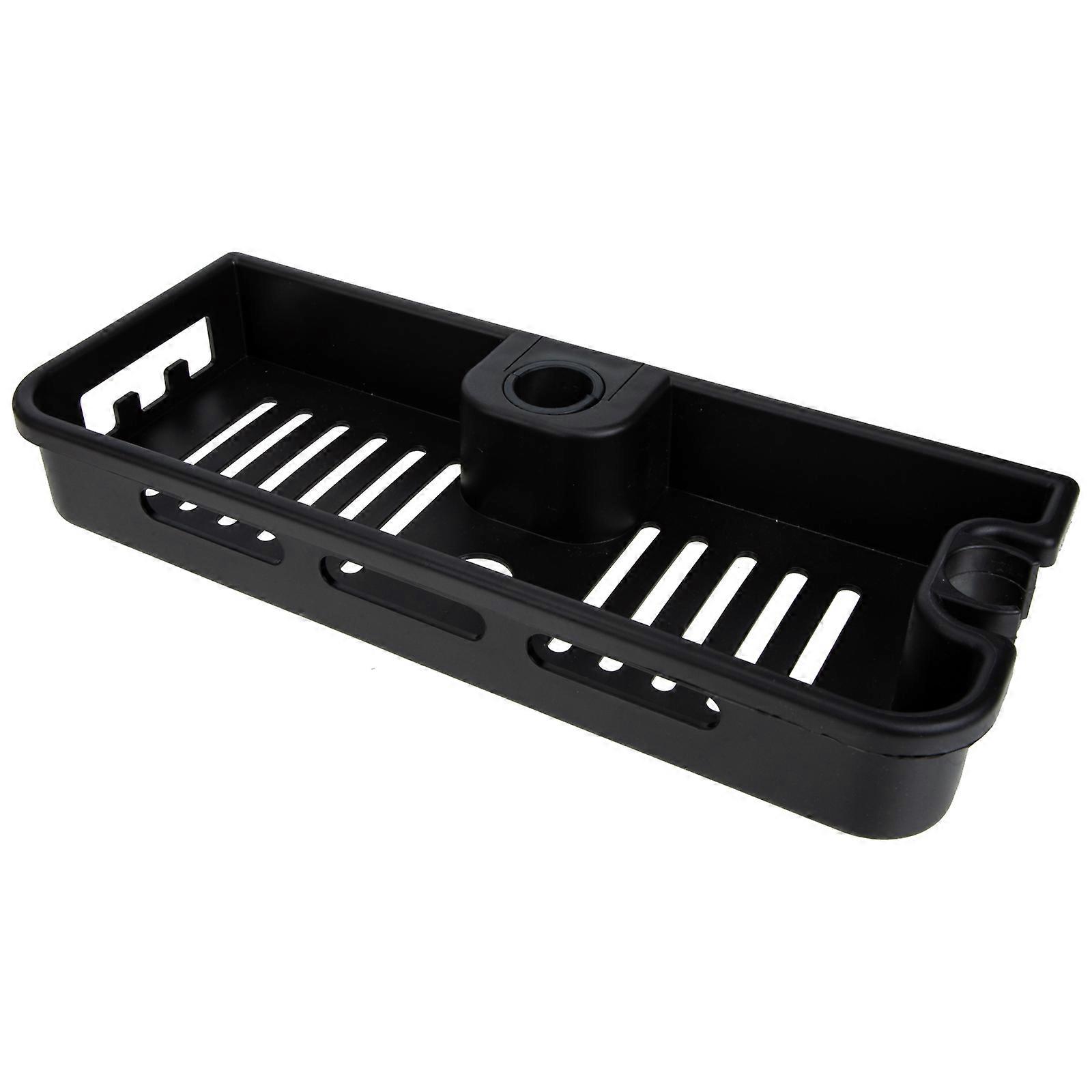 Shower Bar Plastic Storage Trays with Hole-Free Design 4Pcs for Home