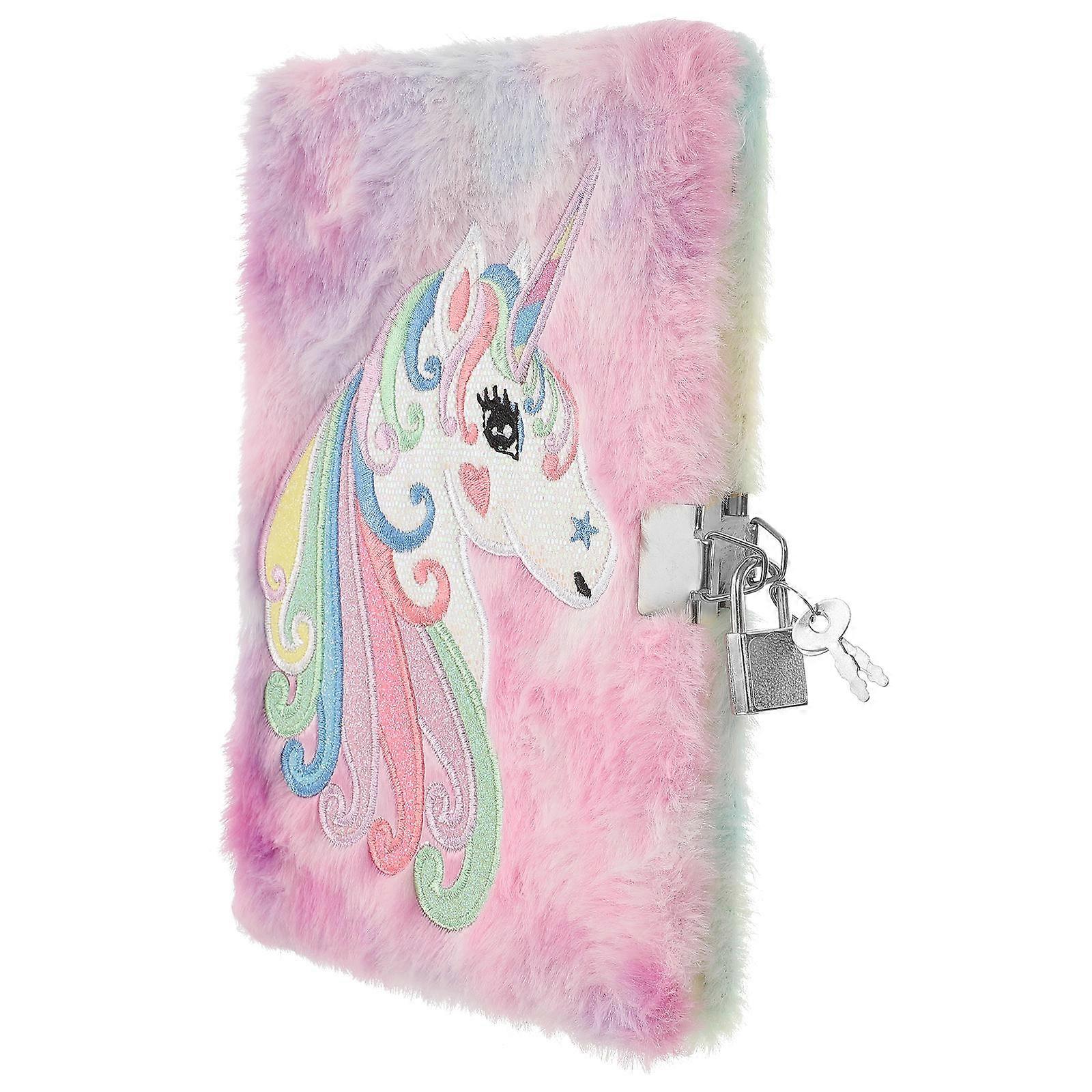 4Pcs Multi Colored Plush Dairy Cartoon Notebook Ideal For Students In Cartoon Design For Journaling