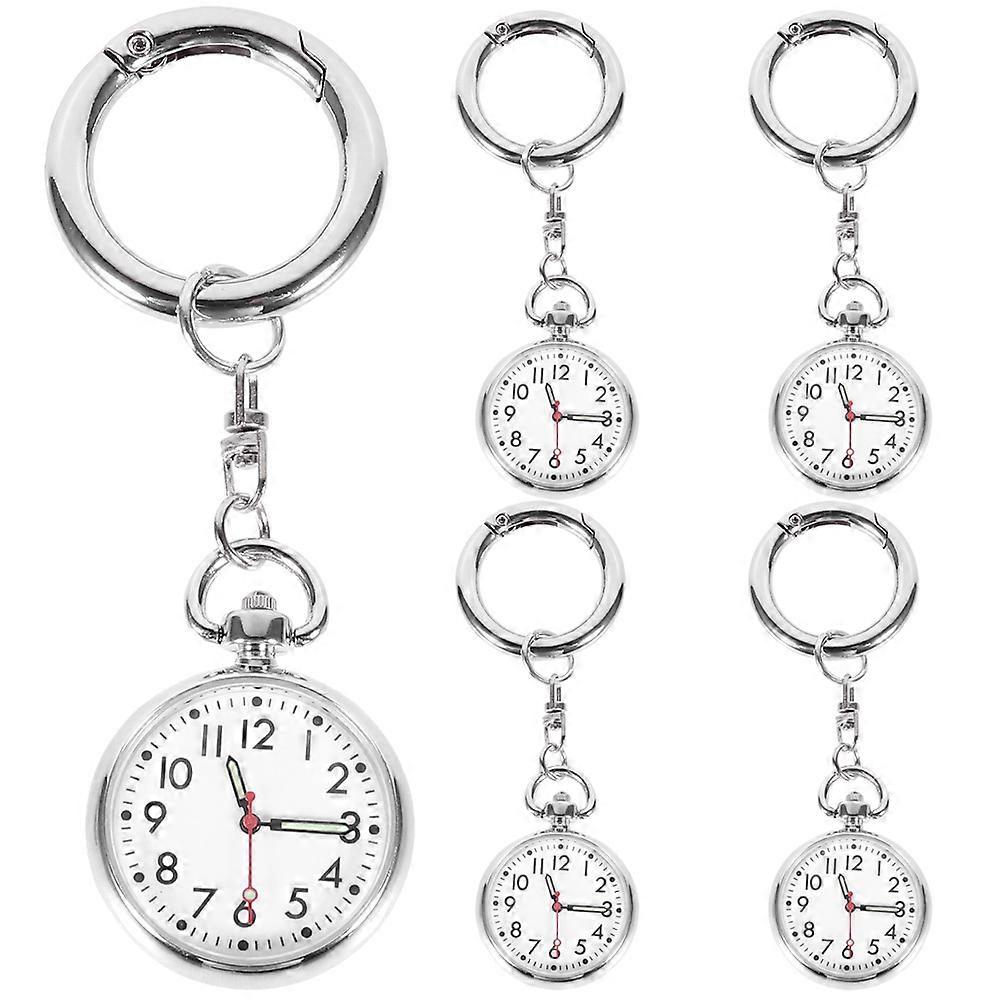 Key Ring Nurse Clocks 20 Pcs Multi-Function Accessary Use For Students Daily Work Simple Design