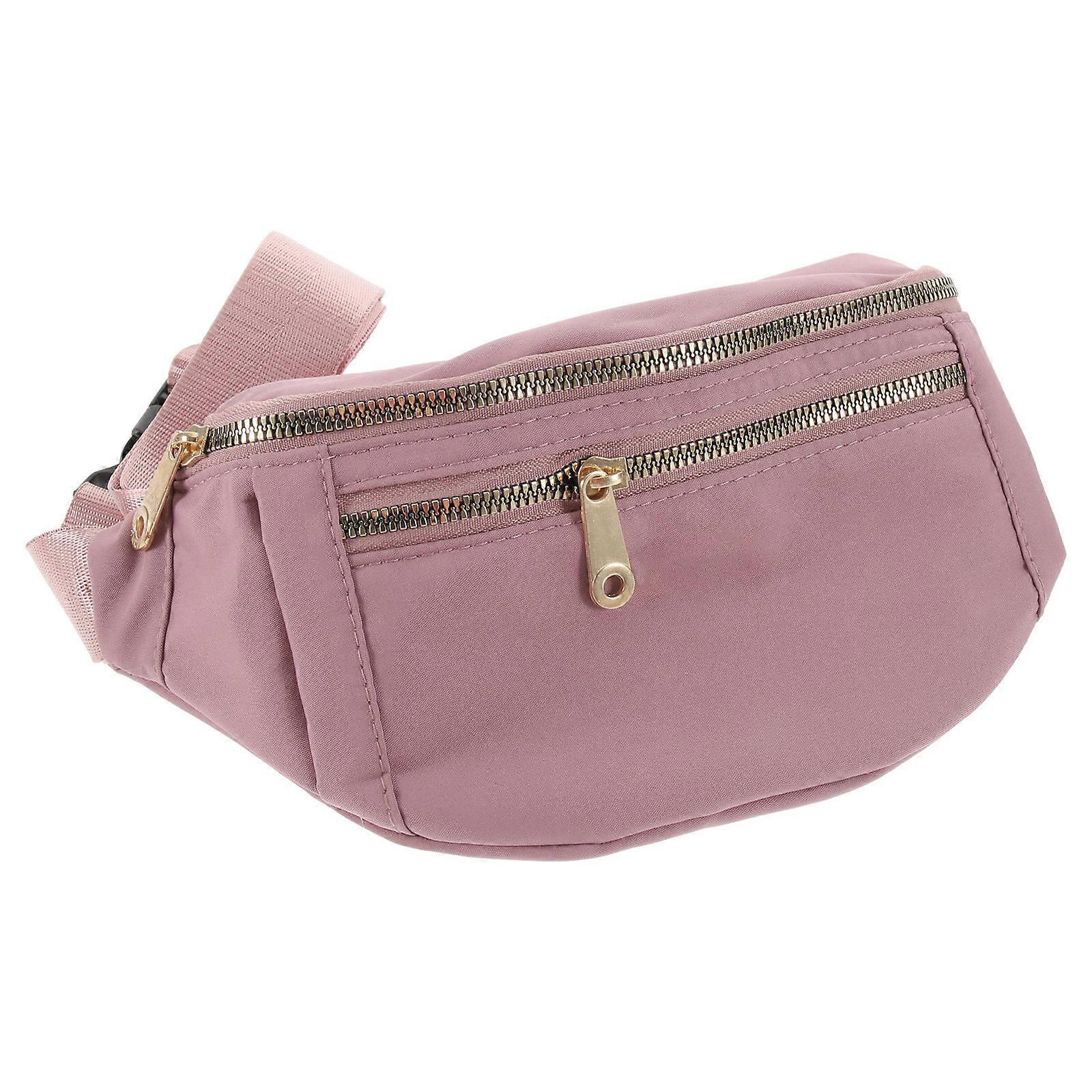 Black Waist Bag Multi-Purpose Pouch for Storage Use 5Pcs Coin