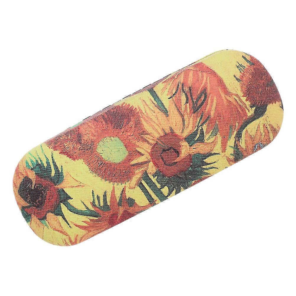 Portable Eyeglasses Case Multi-Functional Hard Glasses Organizer Rectangular Stylish Design For Artists 1Set