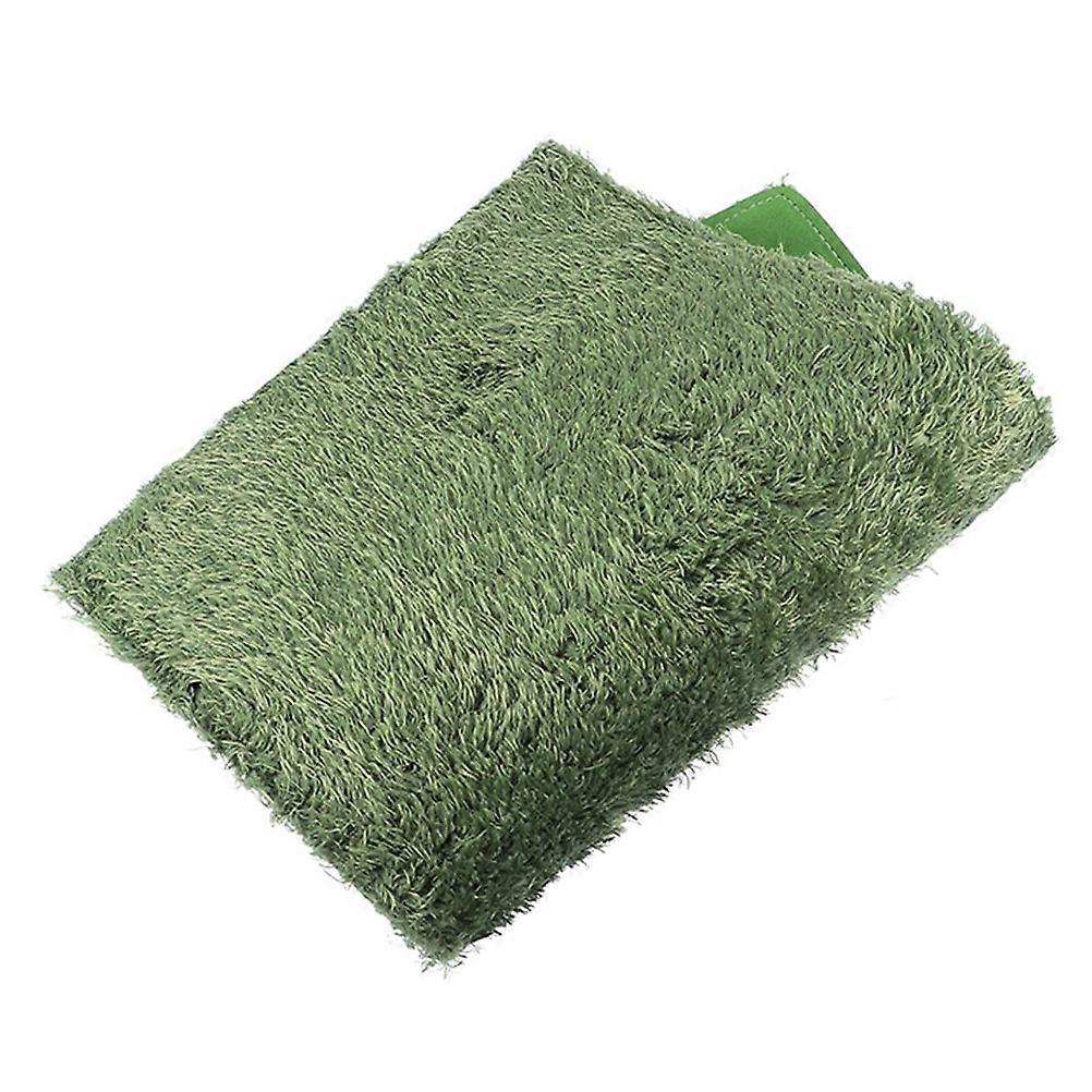 Artificial Grass Rug For Reptiles Pet Habitat 40X25X0.5CM Natural-looking Comfortable 1Pack