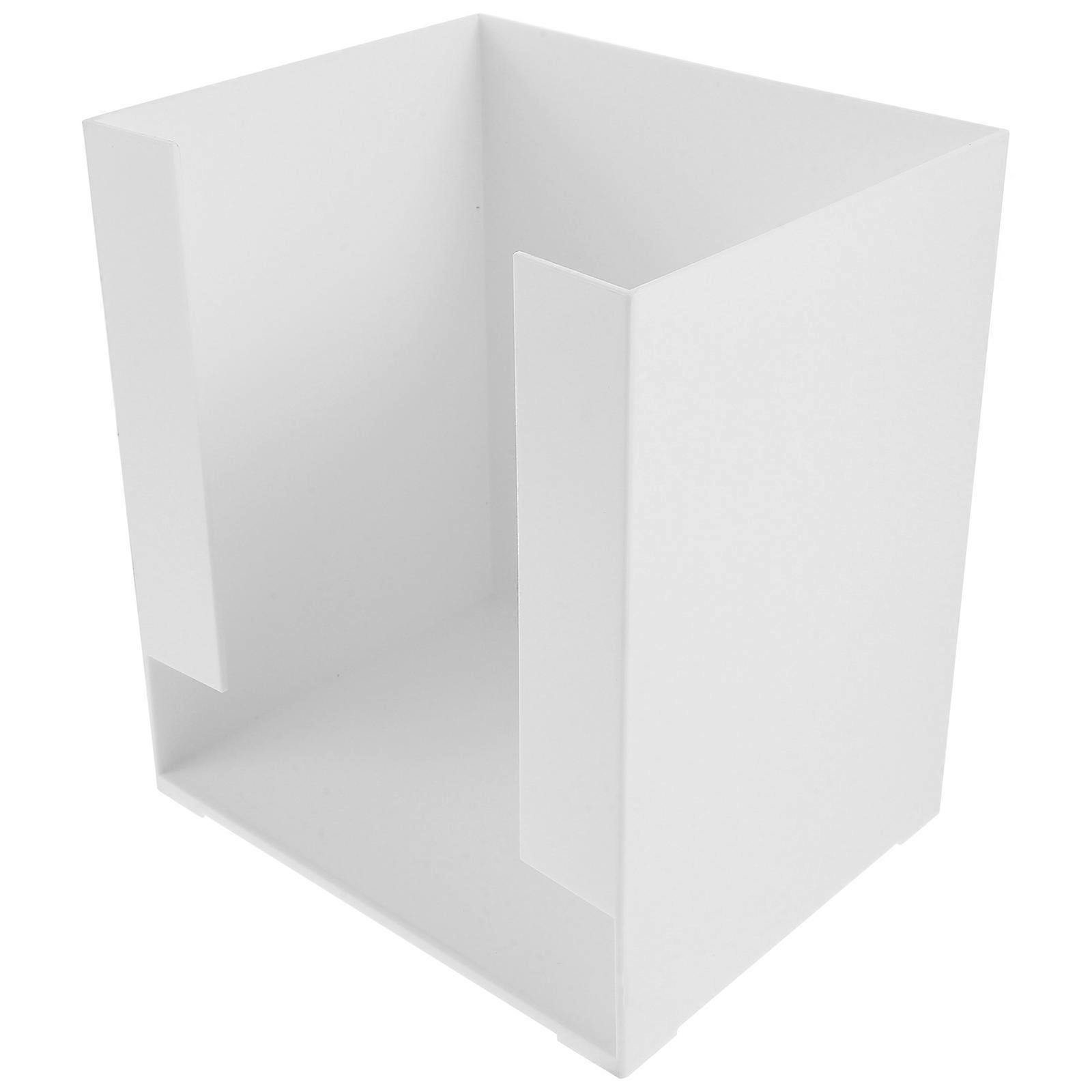 Desk Storage Box Paper Holder Material Office Accessory 20X17.5X14CM Multi-Functional Storage 1Pack