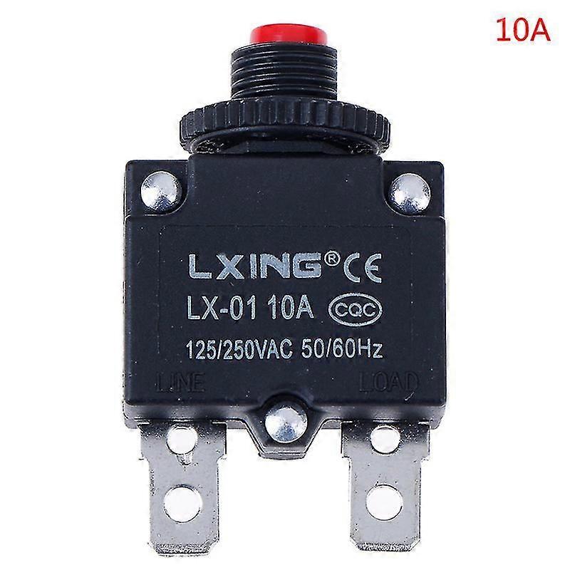 Circuit Breaker Overload Protector Switch Fuse 3A 4A 5A 6A 8A 10A 15A 20A 30A HFMQV