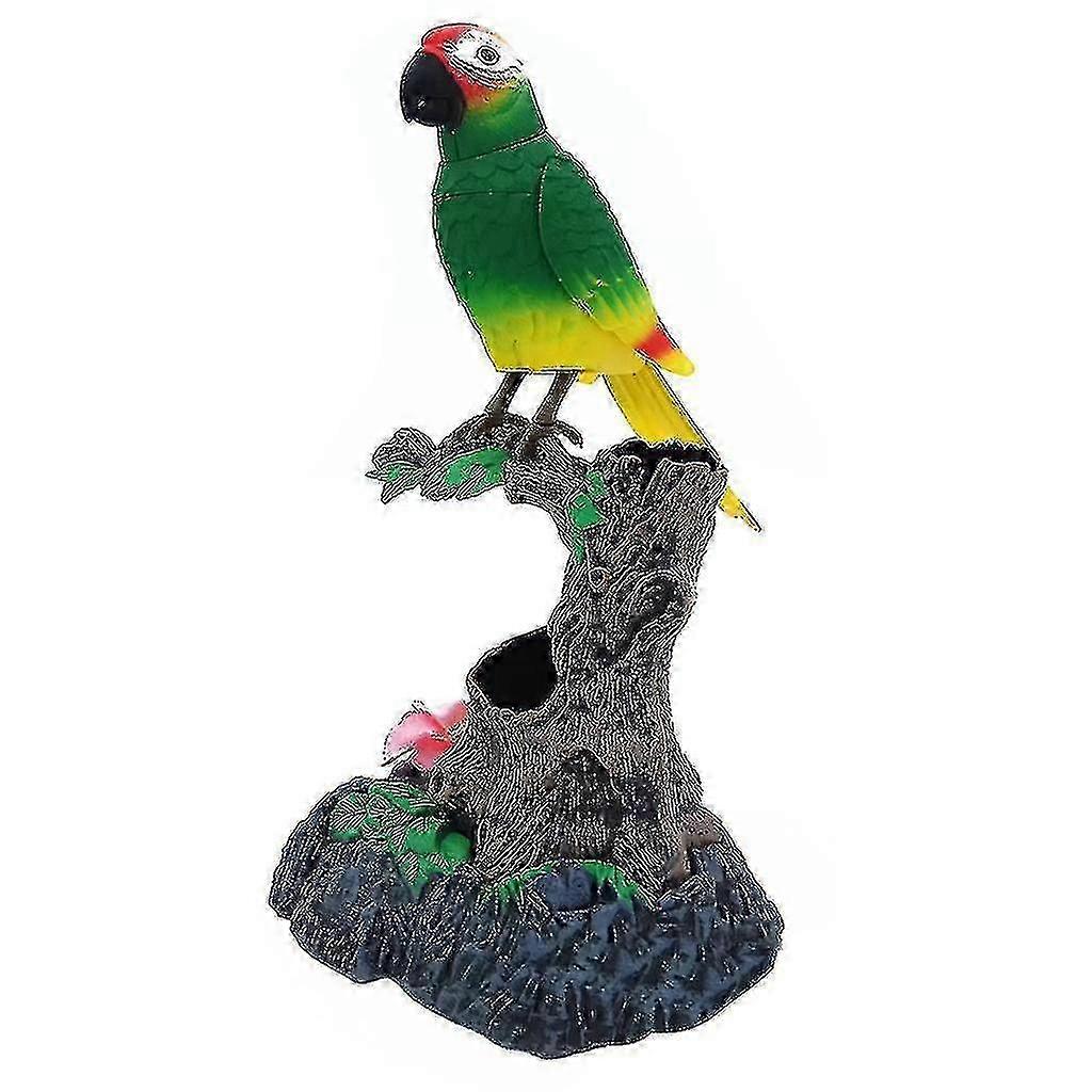 2025 Talking Parrot Moving Bird Sound Repeating Imitating Electric Parrot Figures