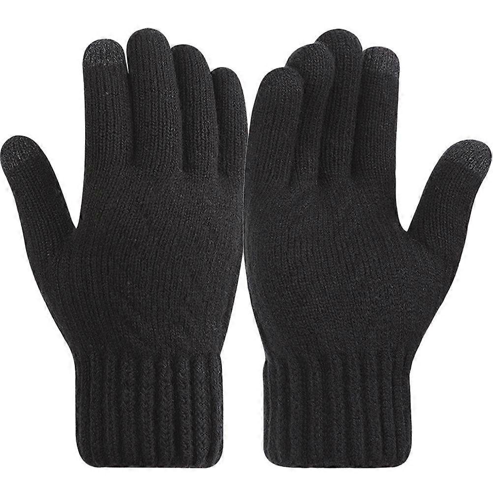 Wear-Resistant Warm Gloves Men Gloves for Daily Use 1Pair Comfortable Winter Accessory