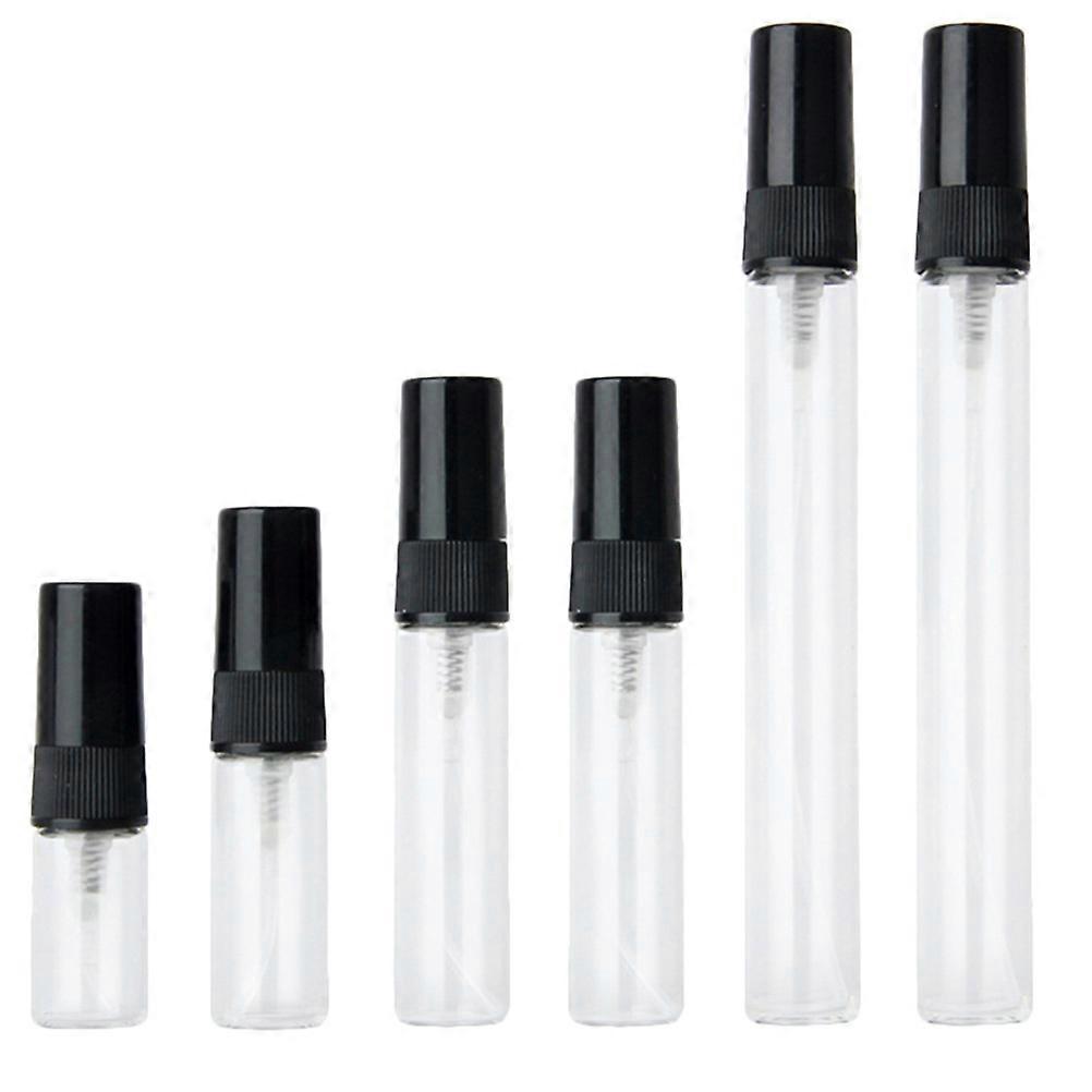 16 Pcs Reusable Perfume Dispensing Bottles for Travel Use and Home Use in Transparent Color with Creative Spray Design