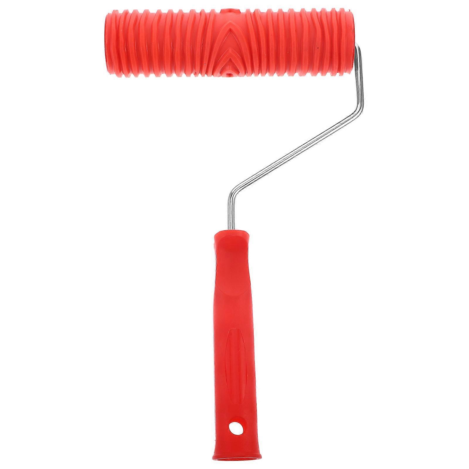 Straight Grain Pattern Sleeve Brush for Wall Decoration Use 3Pcs