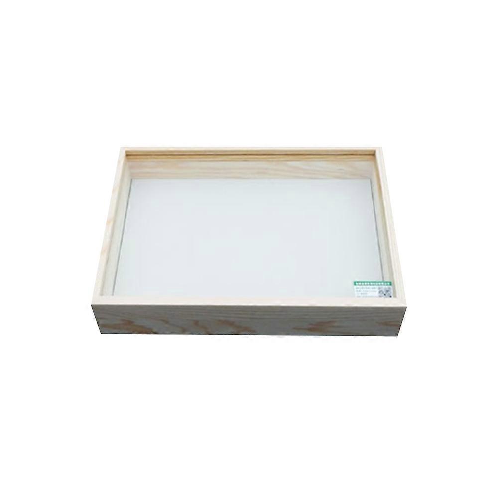 Display Box Wooden Specimen Box for Storage Use 3Pcs Beige Durable Set
