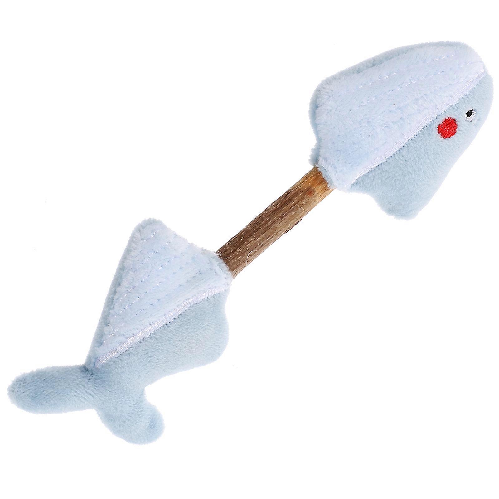 Silvervine Cat Toy Plush Animal Shape for Kitten Chewing Fun