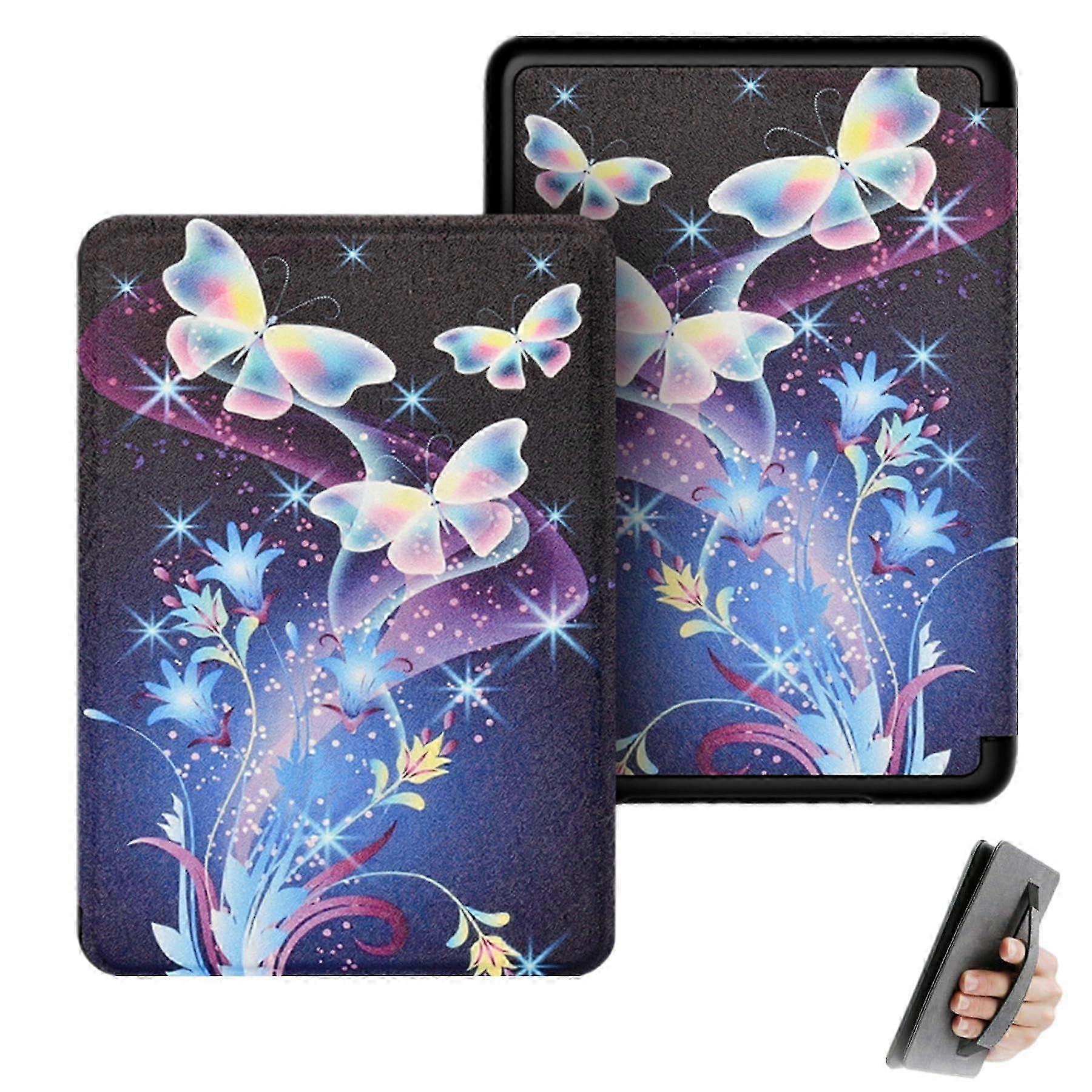 Kindle 10th Generation 2019 Case with Hand Strap, Auto Sleep Wake Cover for 6 Inch E-Reader Model J9G29R