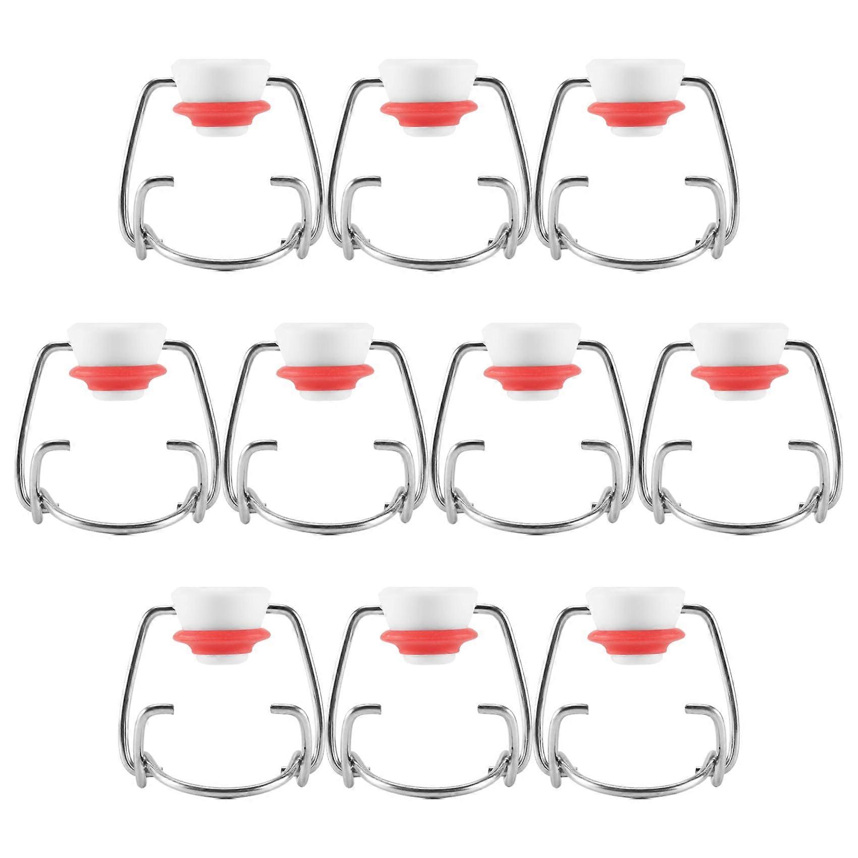 Swing Glass Bottle Caps Flip For Beer And Soda Bottles Homebrewing 10 Pcs