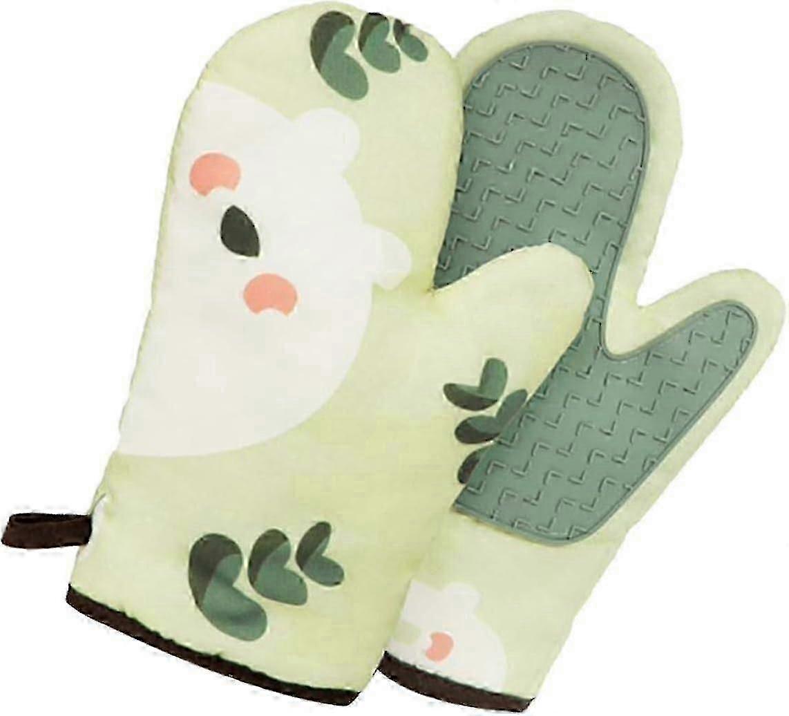 1 Pair Non-Slip Insulation Gloves Kitchen Oven Gloves, Dedicated Baking Gloves