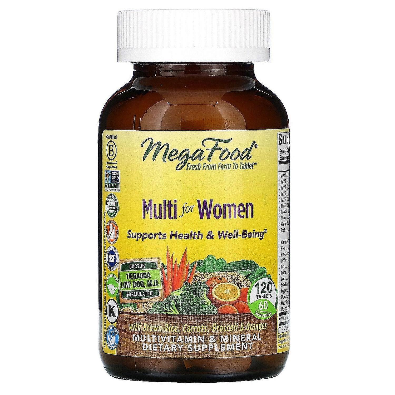 MegaFood, Women's Advanced Multivitamin, 120 Tablets