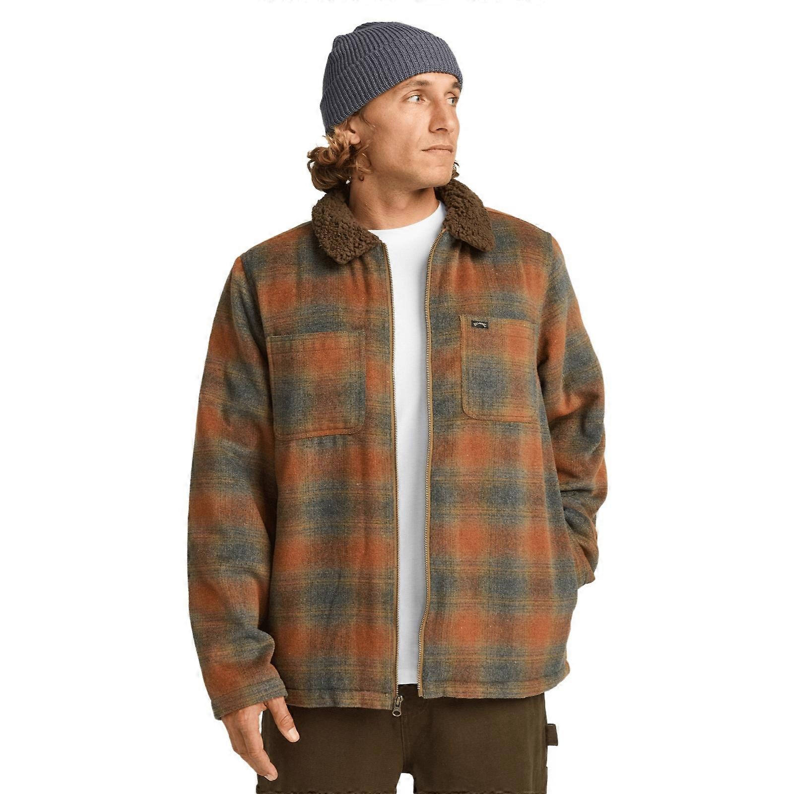 Billabong Mens Hills Sherpa Fleece Lined Shaket