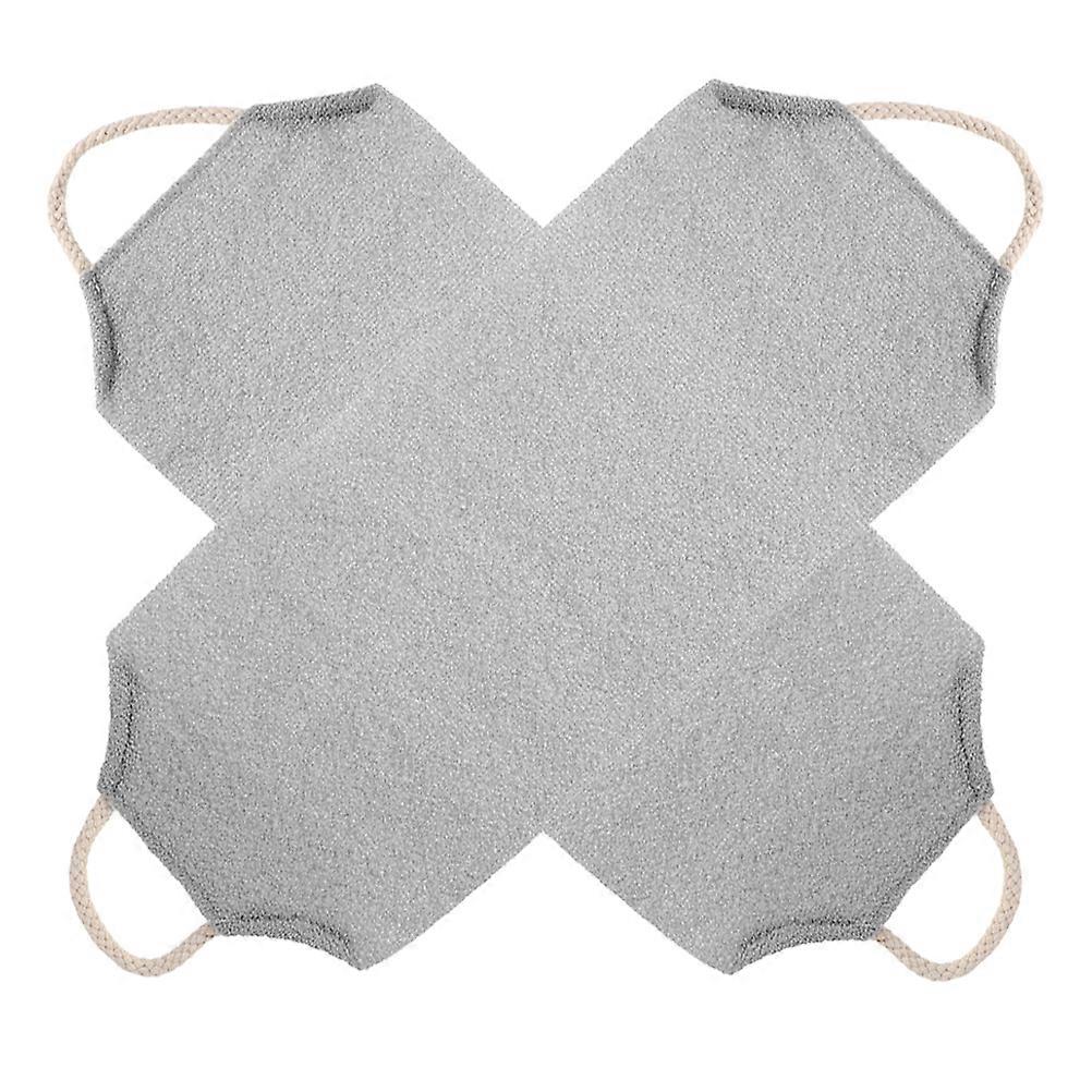 Exfoliating Back Scrubber Towel for Shower with 8Pcs for Deep Clean